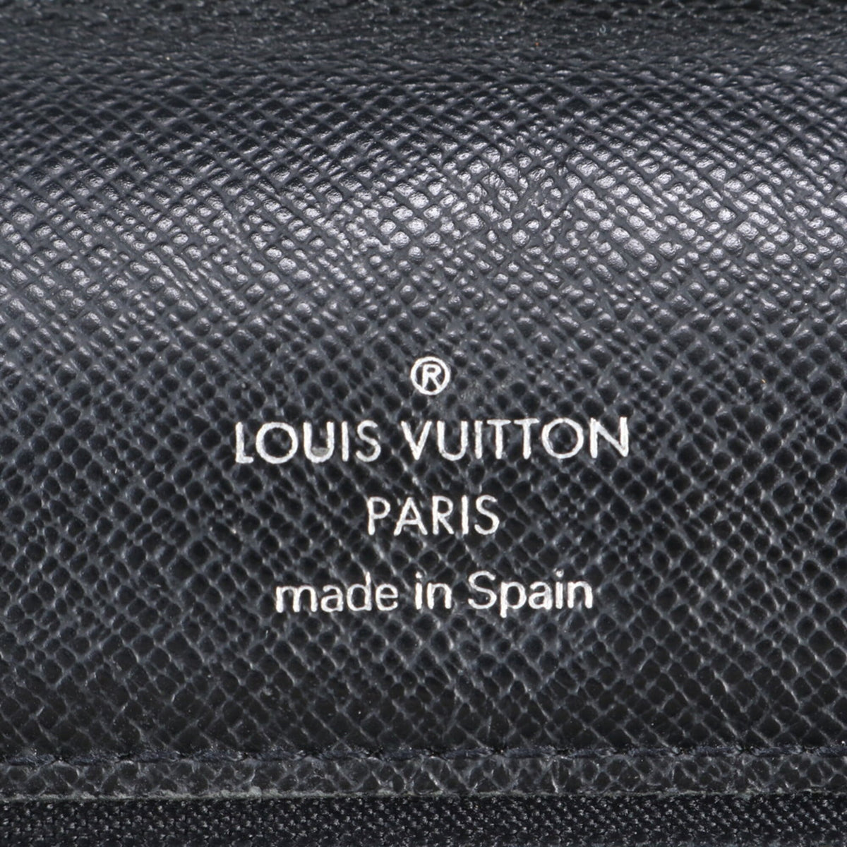 Louis Vuitton Ardoise Leather Clutch Bag Pouch (Pre-Owned)