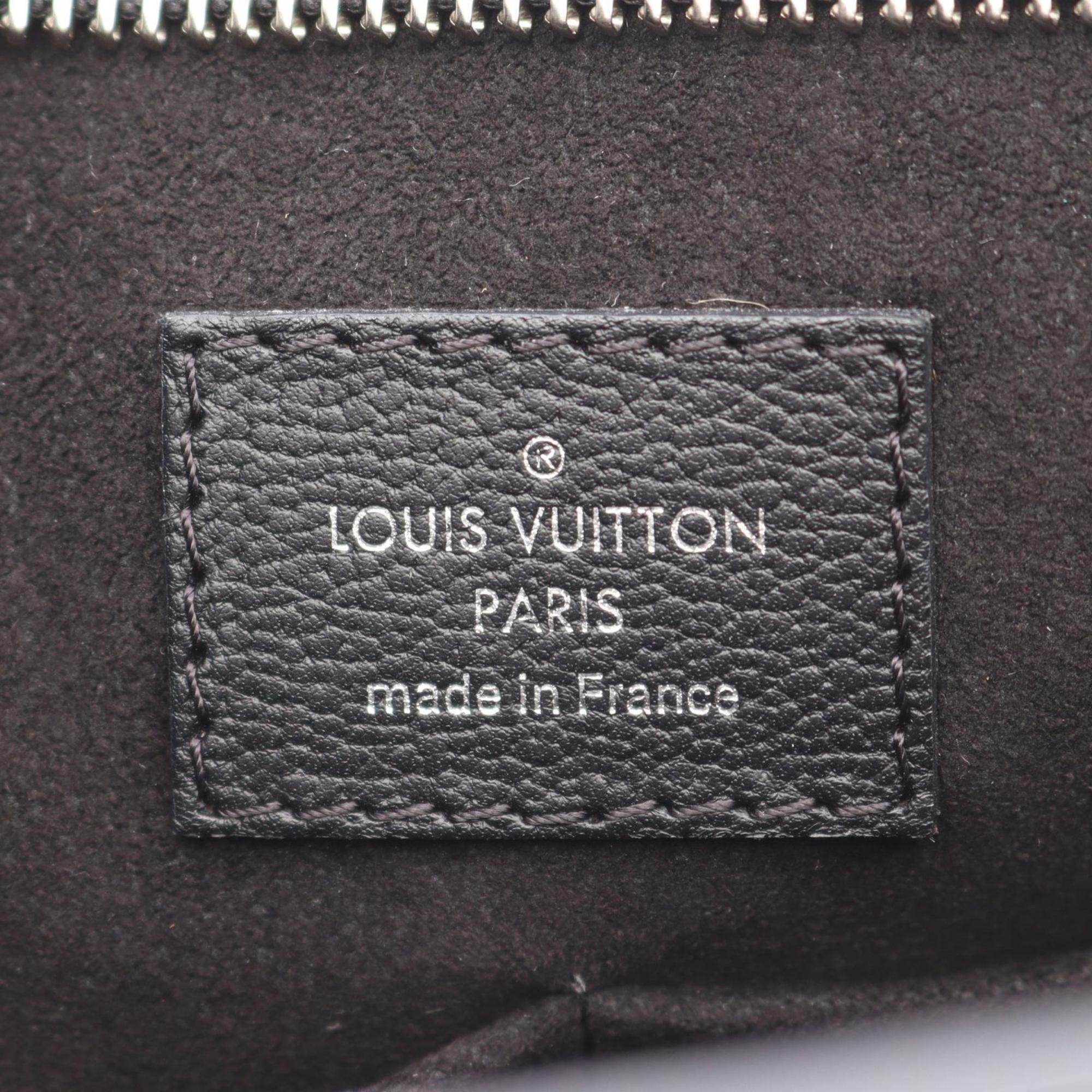 Louis Vuitton Black Leather Tote Bag (Pre-Owned)