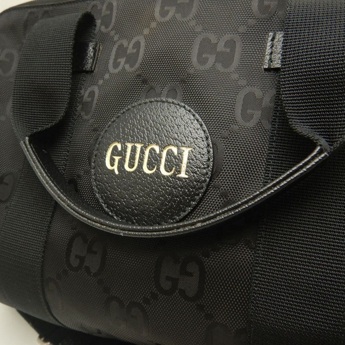 Gucci Black Nylon Canvas Briefcase (Pre-Owned)