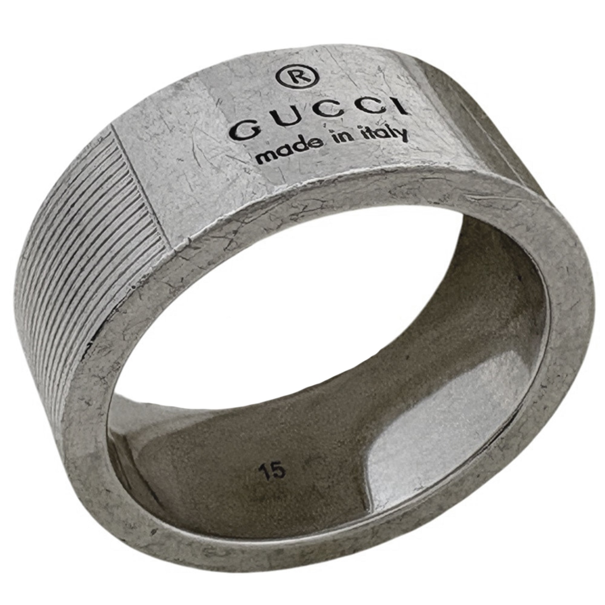 Gucci Silver Silver 925 Band Ring (Pre-Owned)