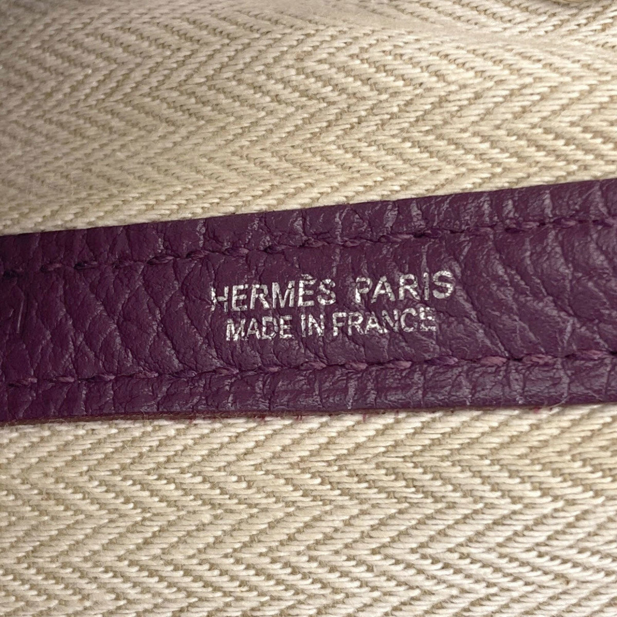 Hermes Purple Negonda Leather Handbag (Pre-Owned)
