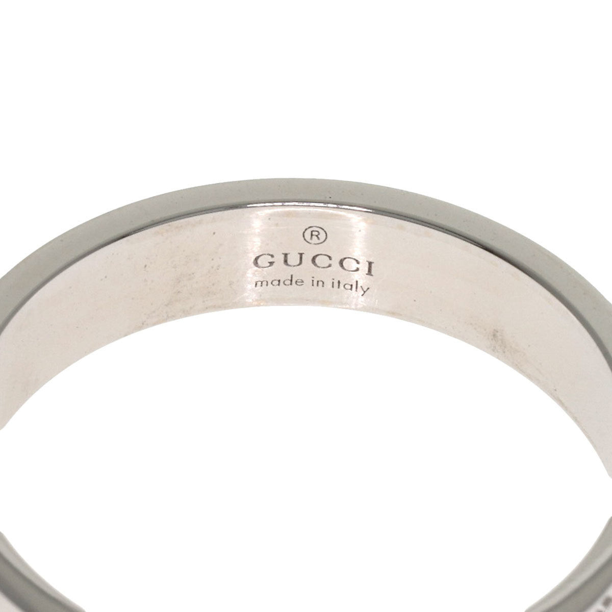 Gucci White Gold (18K) Band Ring (Pre-Owned)