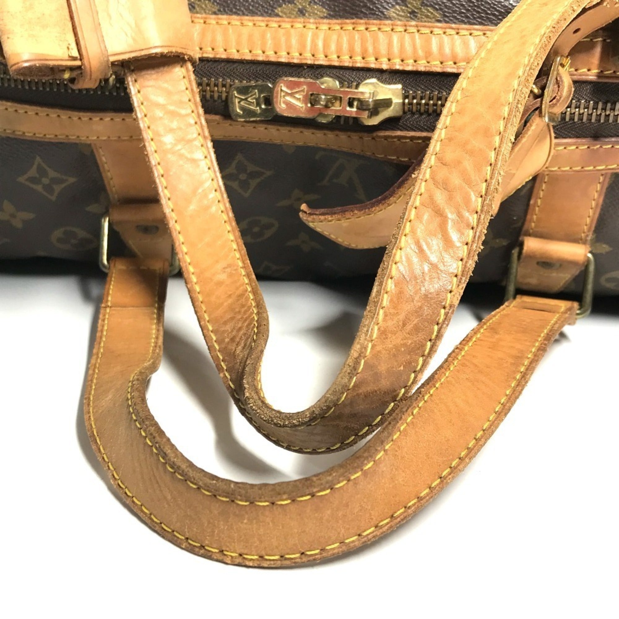 Louis Vuitton Brown Monogram Monogram Boston Bag Handbag (Pre-Owned)