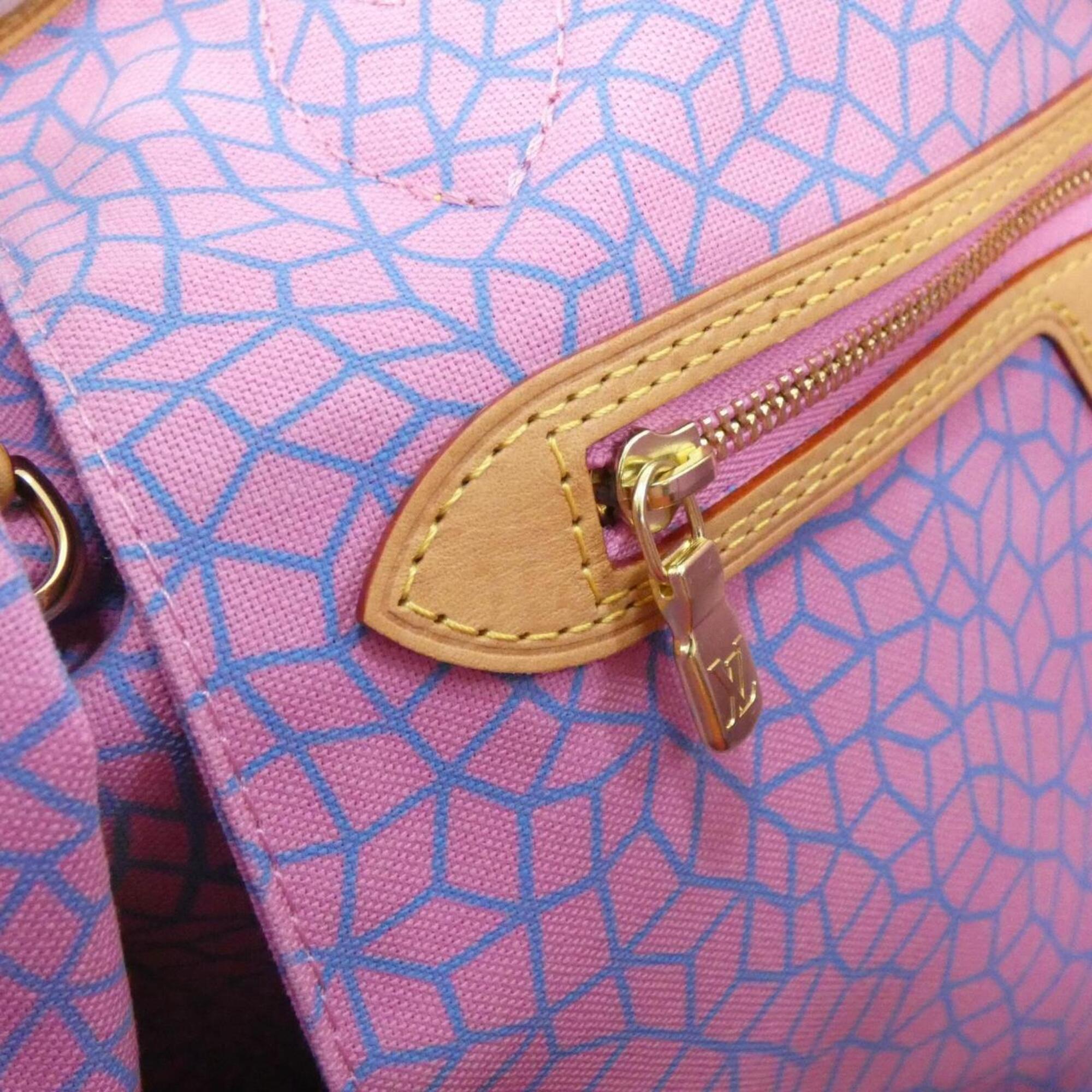 Louis Vuitton Marron Coated Canvas Handbag Pouch (Pre-Owned)