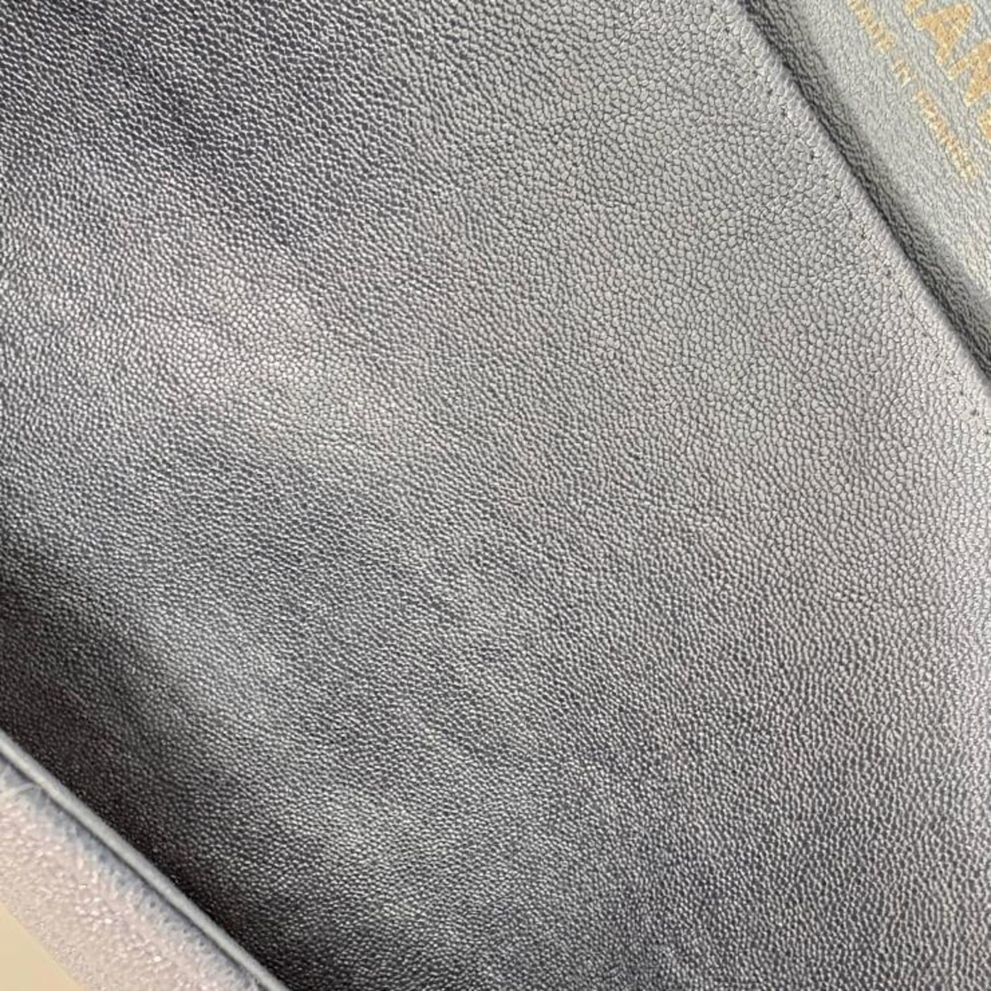 Chanel Blue Grained Calfskin Shoulder Bag (Pre-Owned)
