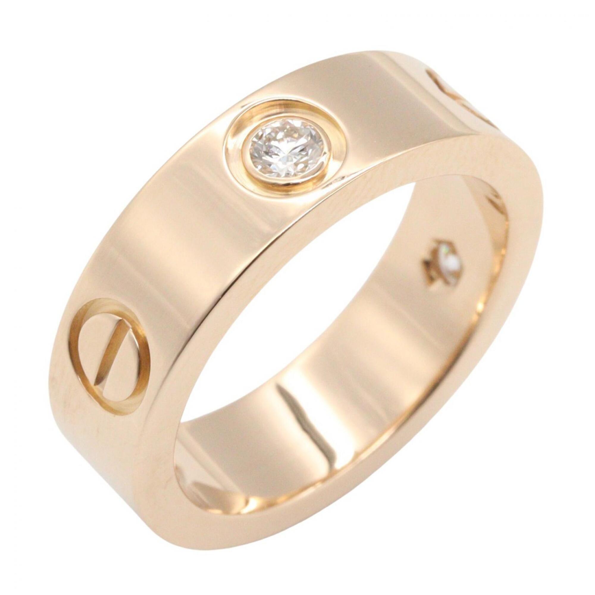 Cartier Gold Clear Pink Gold (18K) Band Ring (Pre-Owned)