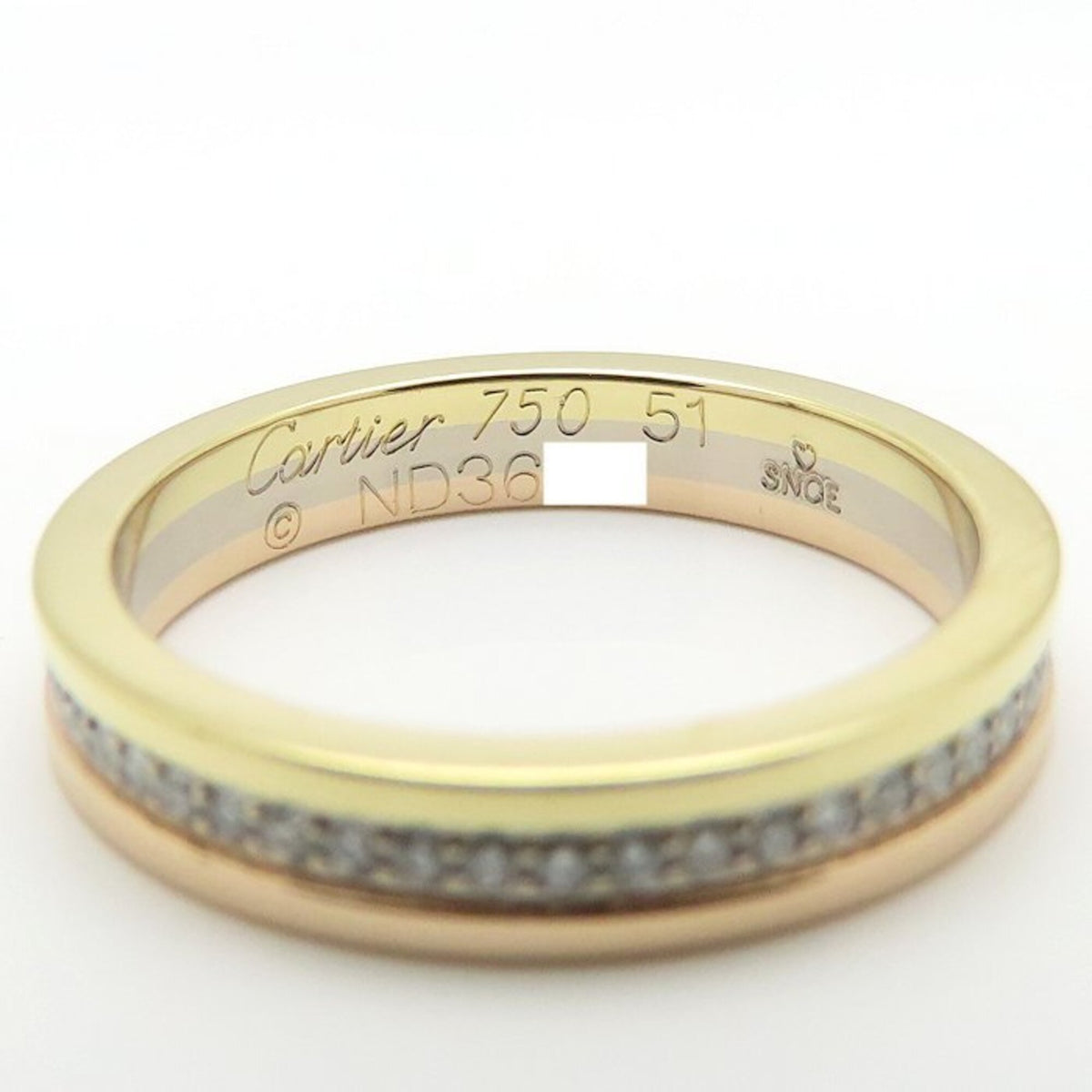 Cartier Yellow Gold (18K) Pink Gold (18K) White Gold (18K) Band Ring (Pre-Owned)