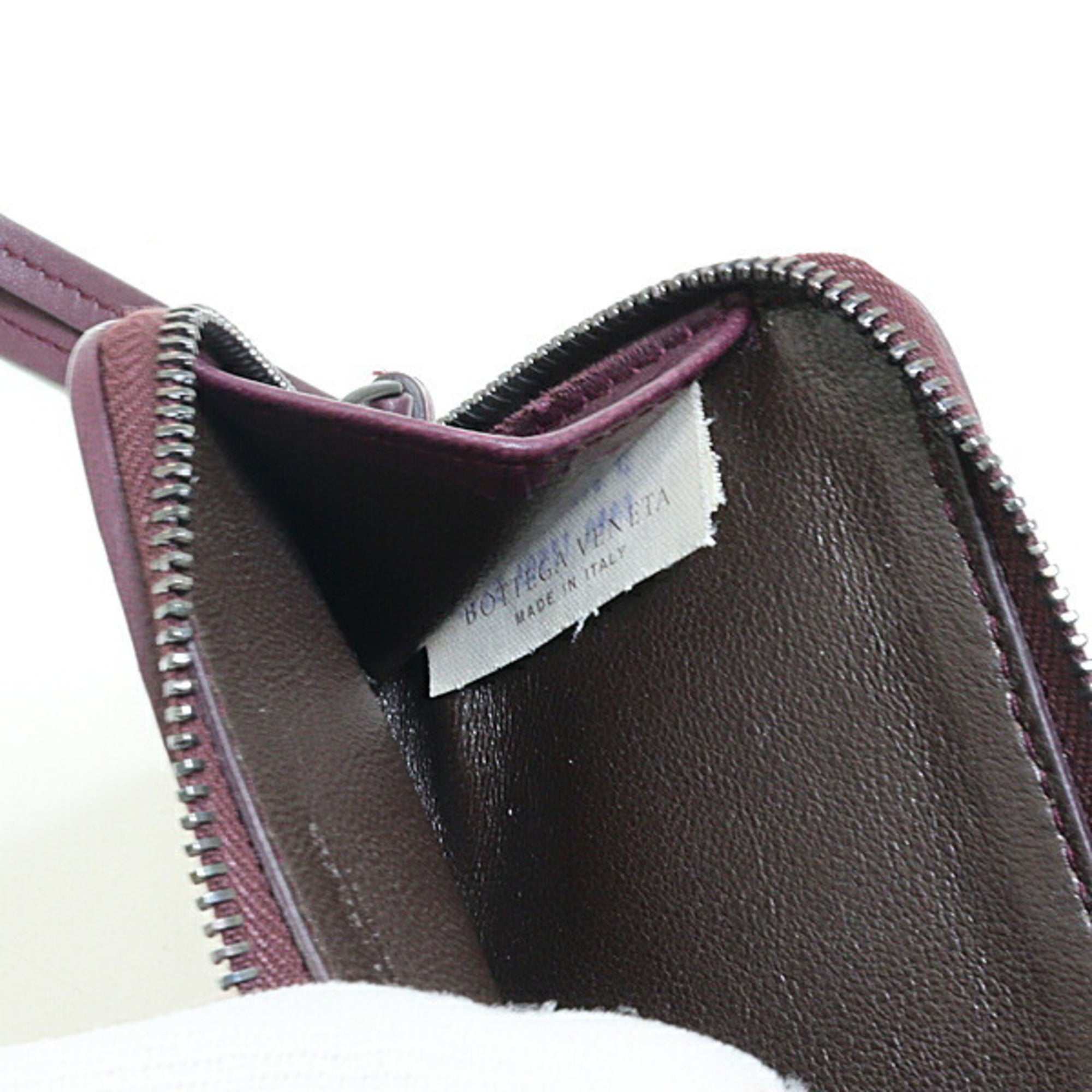 Bottega Veneta Red Color Coin Purse/Coin Case (Pre-Owned)