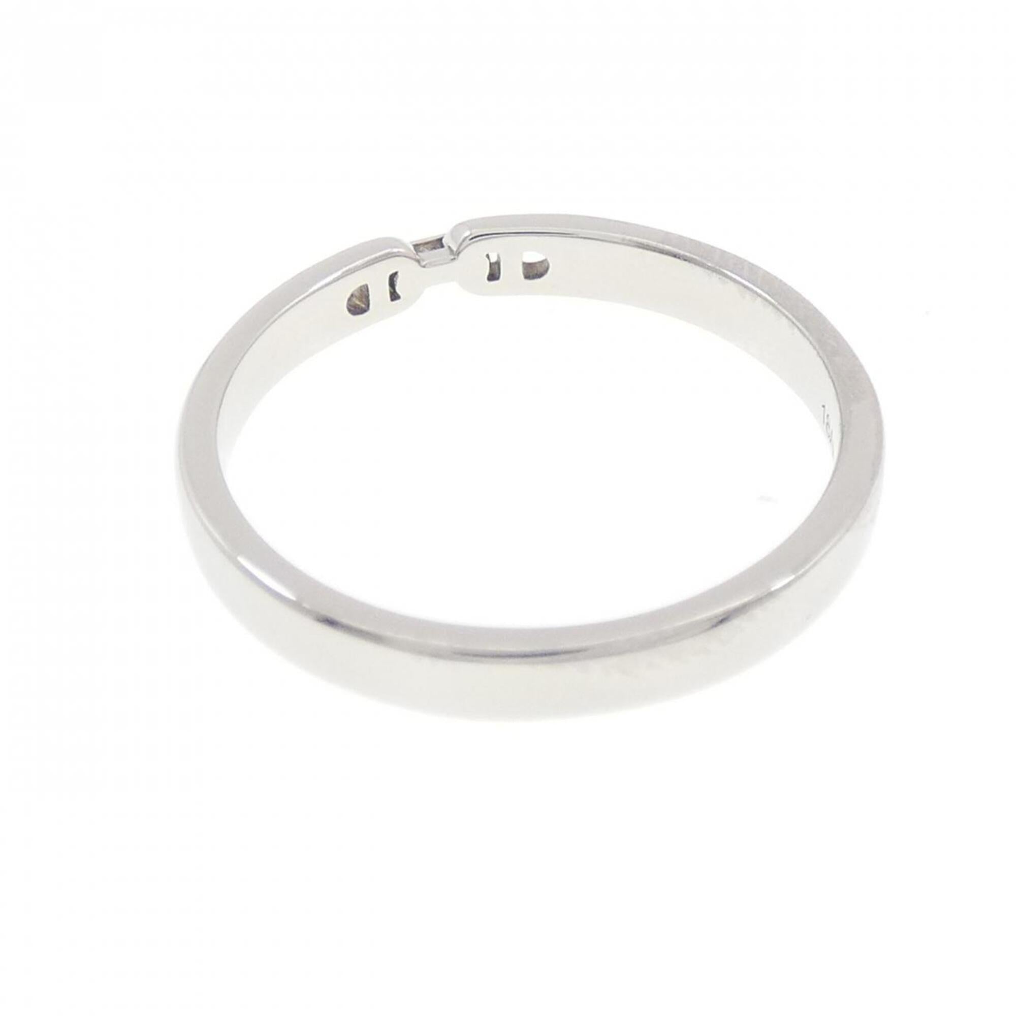 Hermes Platinum 950 Band Ring (Pre-Owned)
