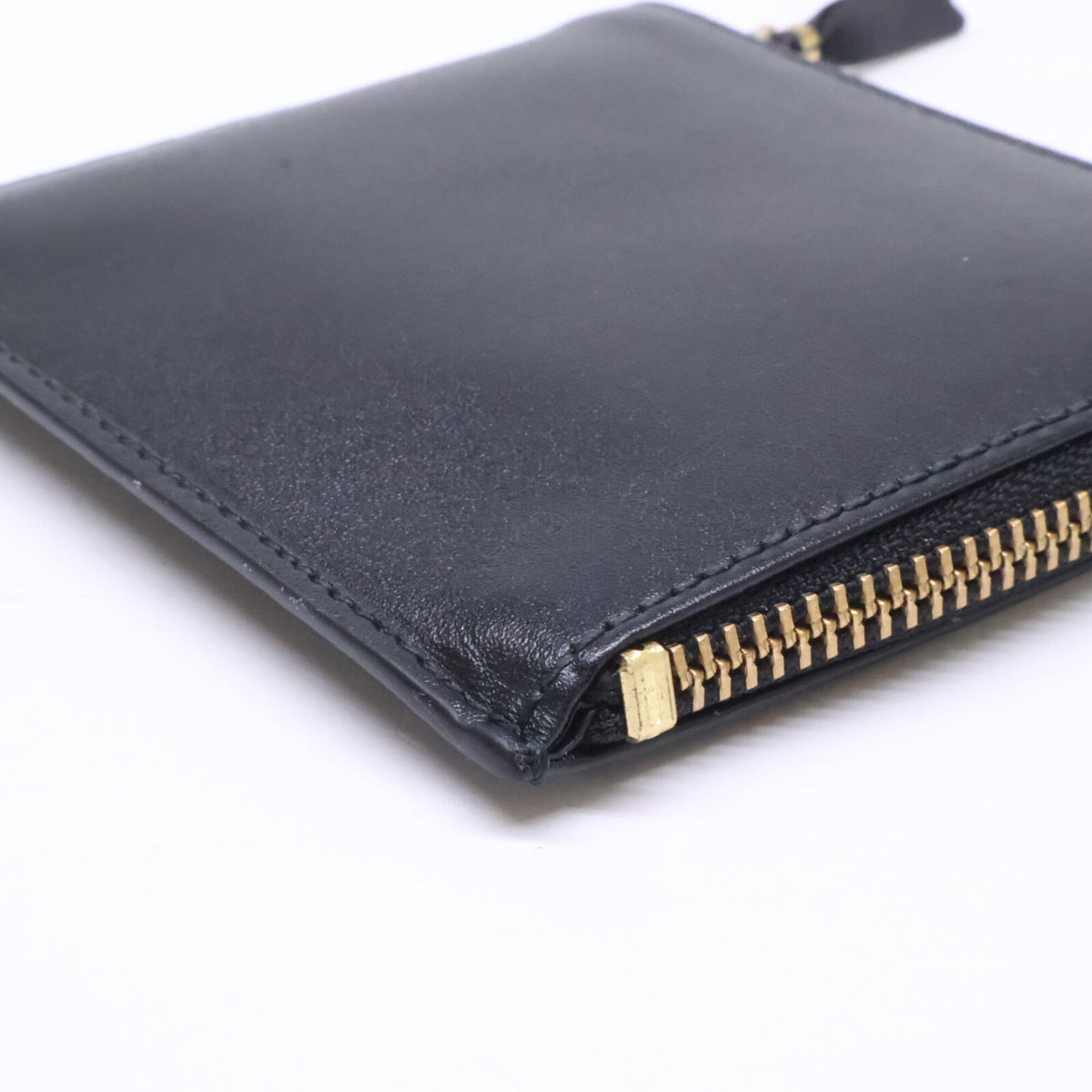 Comme Des Garçons Black Leather Coin Purse/Coin Case (Pre-Owned)