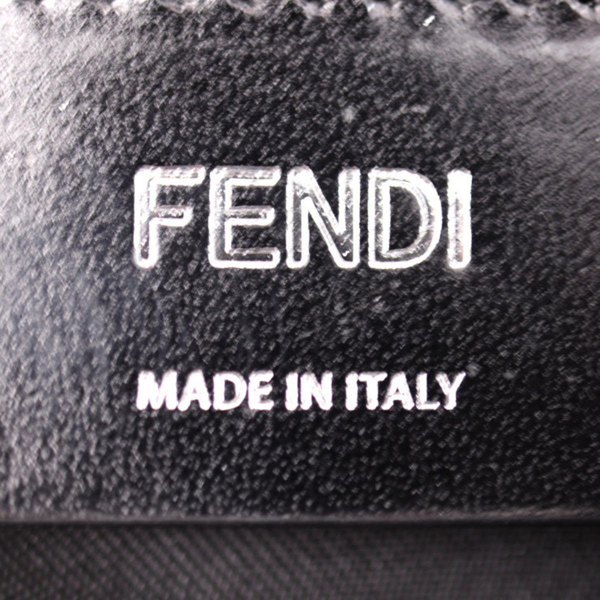 Fendi Beige Black Camouflage Green Nylon Leather Clutch Bag Fanny Pack Pouch Shoulder Bag (Pre-Owned)