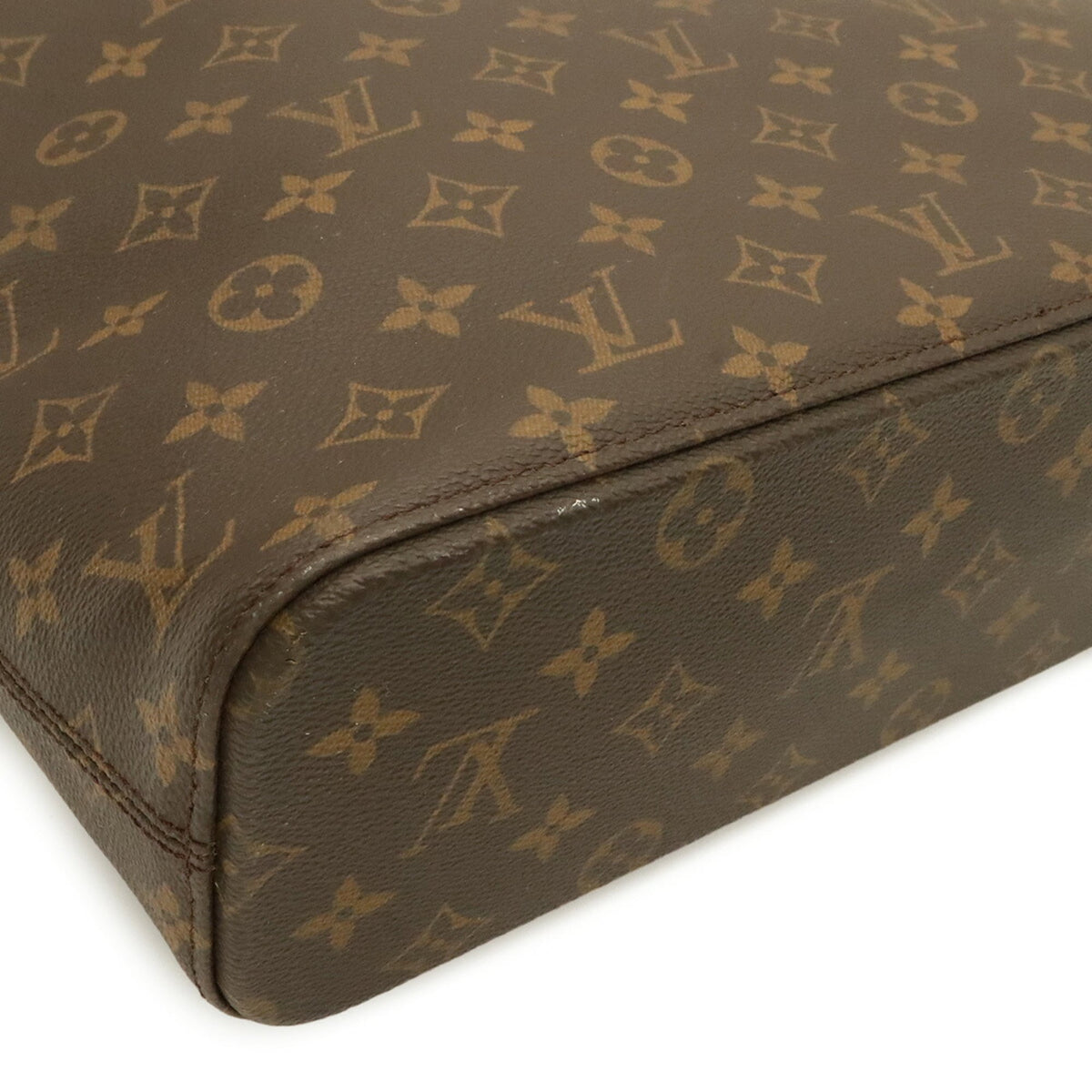 Louis Vuitton Brown Monogram Canvas Pvc Coated Canvas Shoulder Bag Tote Bag (Pre-Owned)