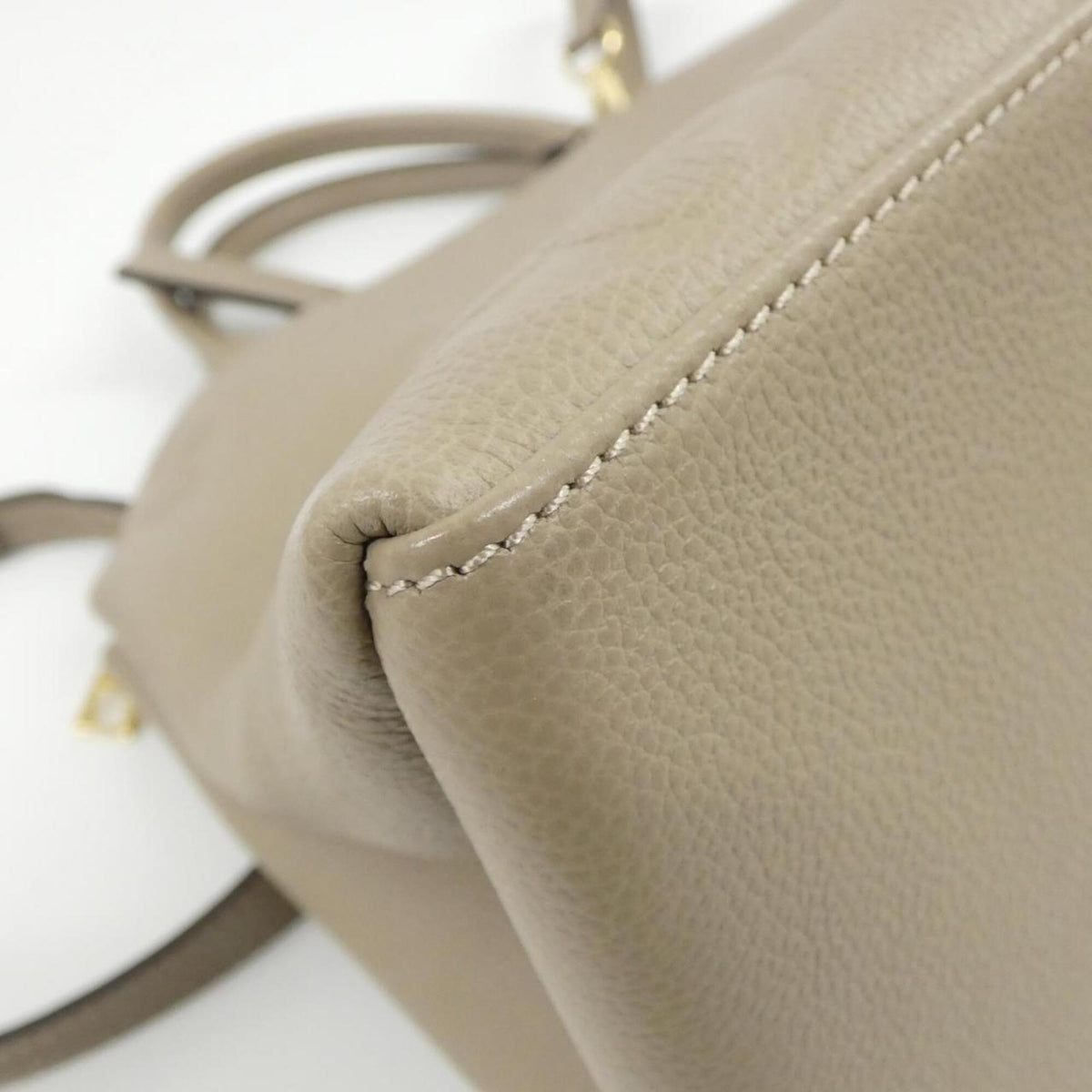Louis Vuitton Tourterelle Leather Handbag (Pre-Owned)