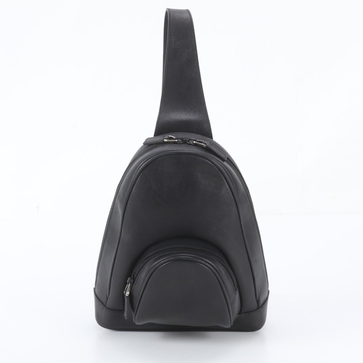 Gucci Black Leather Pouch Shoulder Bag Sling Bag (Pre-Owned)