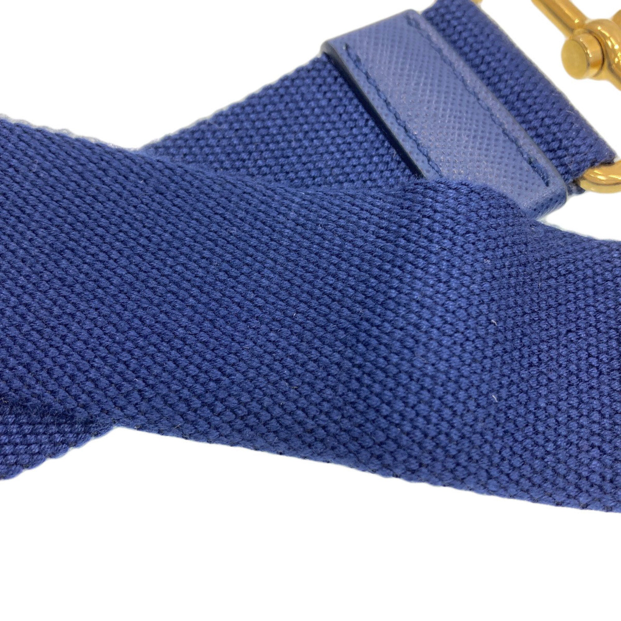 Prada Blue Canvas Handbag (Pre-Owned)