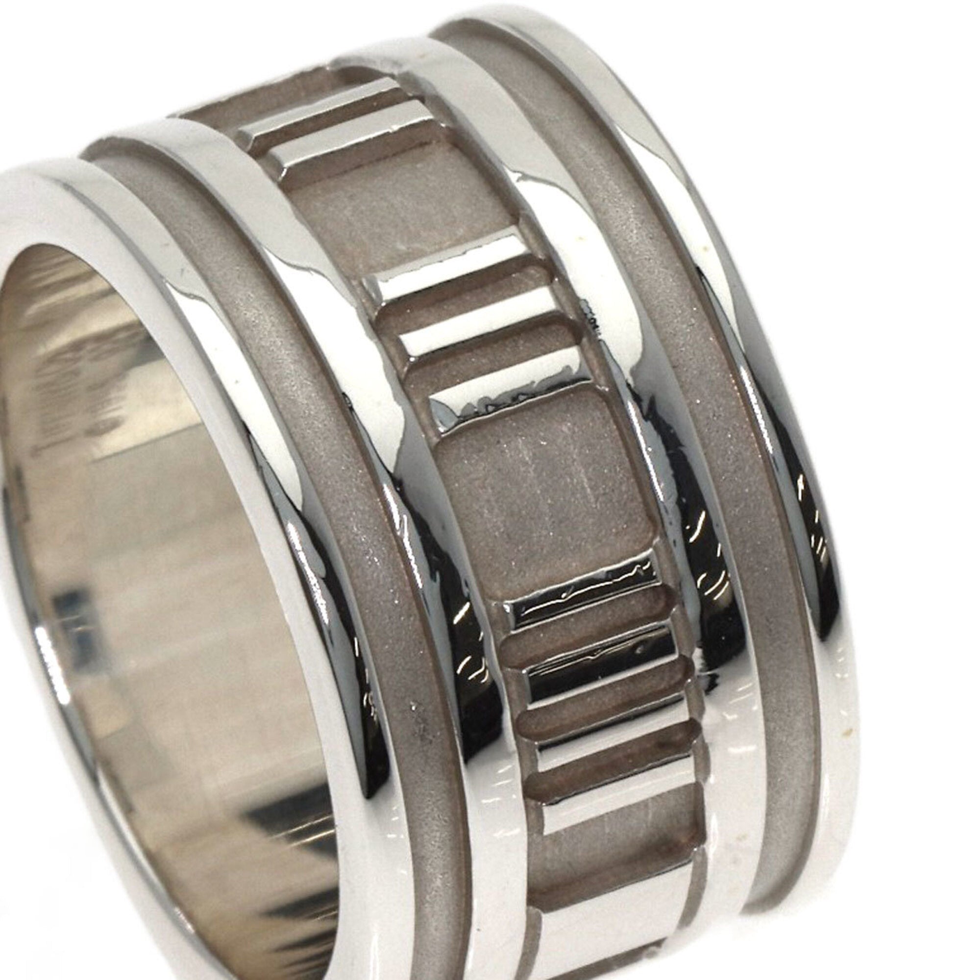 Tiffany Atlas Silver Band Ring (Pre-Owned)