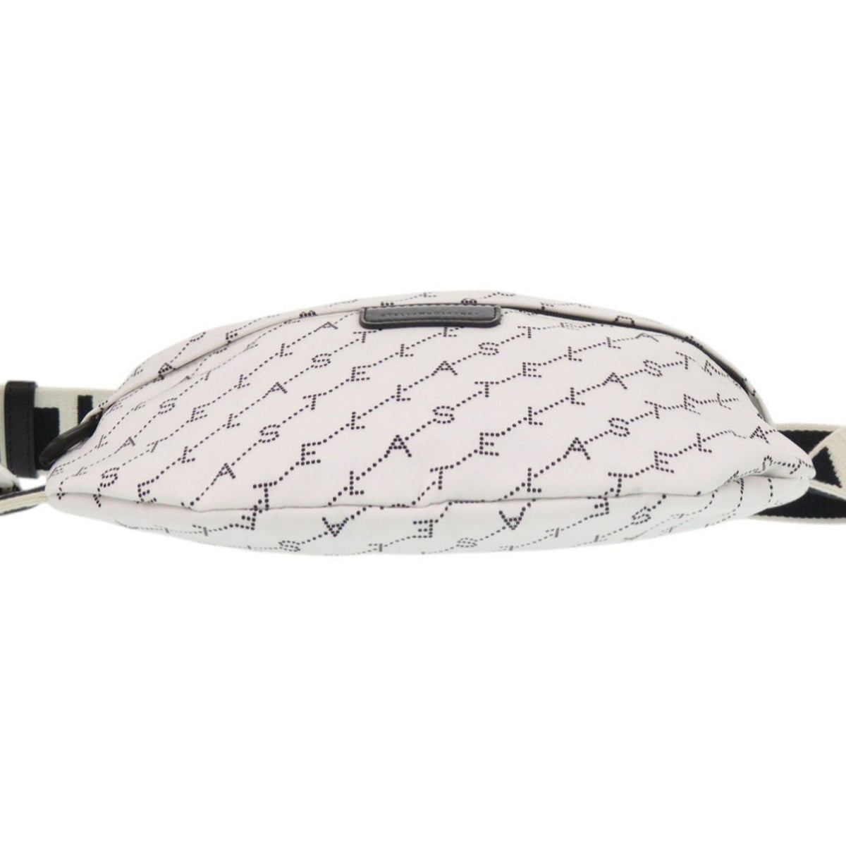 Stella Mccartney Black White Nylon Fanny Pack Sling Bag (Pre-Owned)