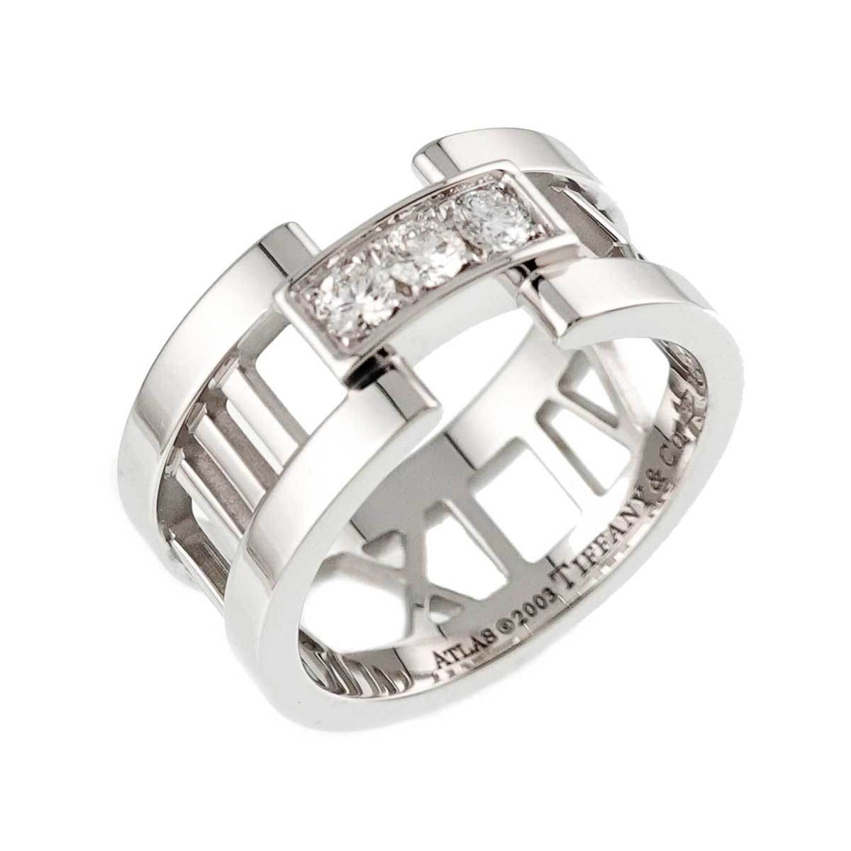 Tiffany White Gold (18K) Band Ring (Pre-Owned)