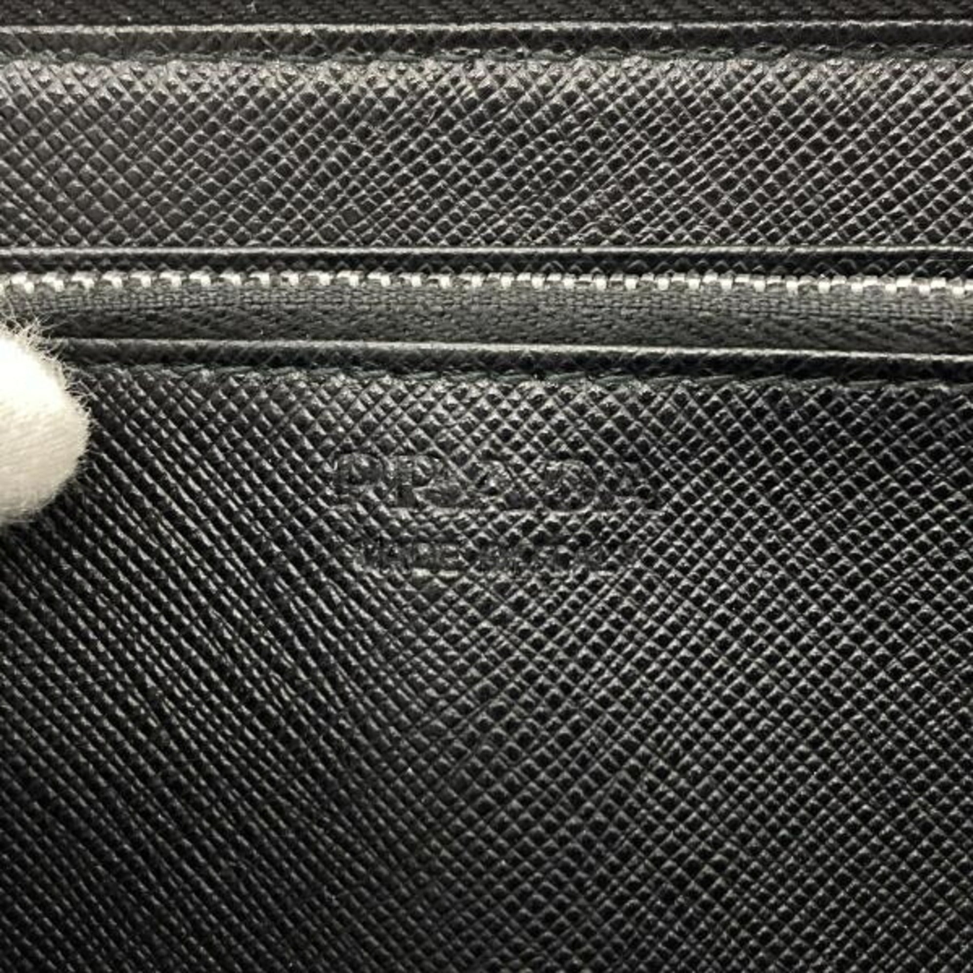 Prada Black Blue Saffiano (Pre-Owned)