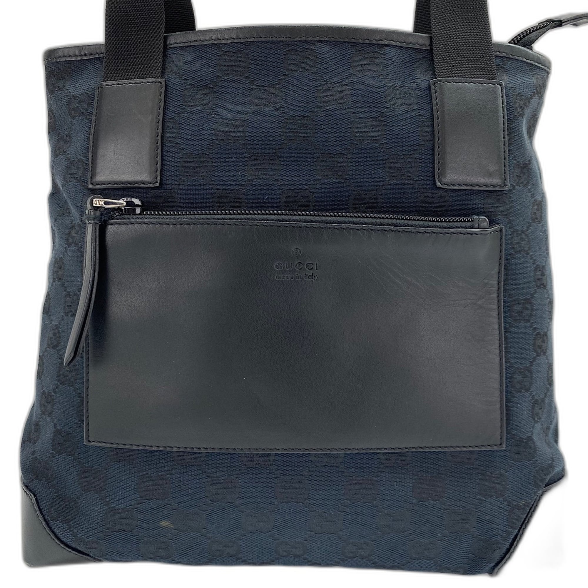Gucci Navy Tote Bag (Pre-Owned)