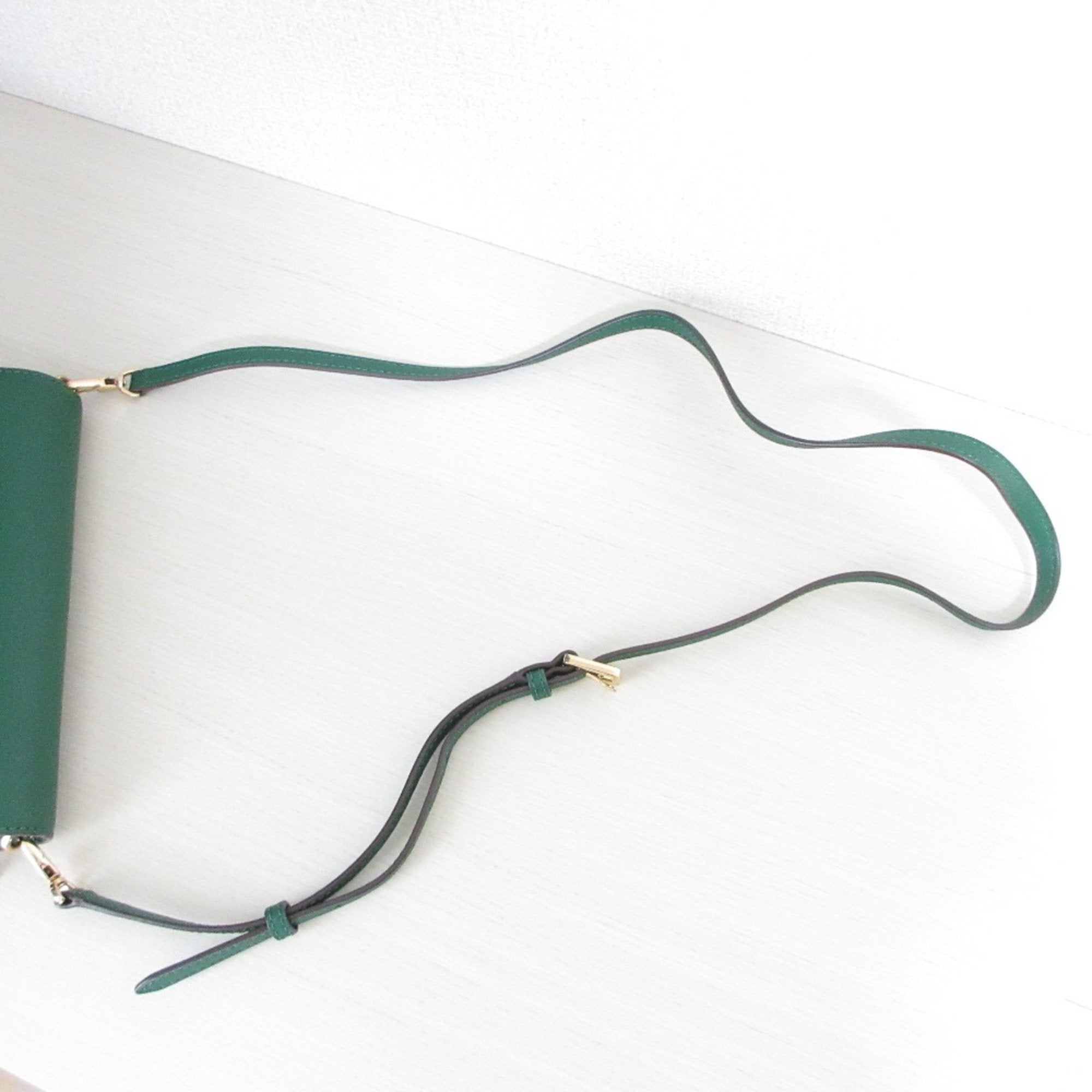 Tory Burch Green Pochette Shoulder Bag (Pre-Owned)