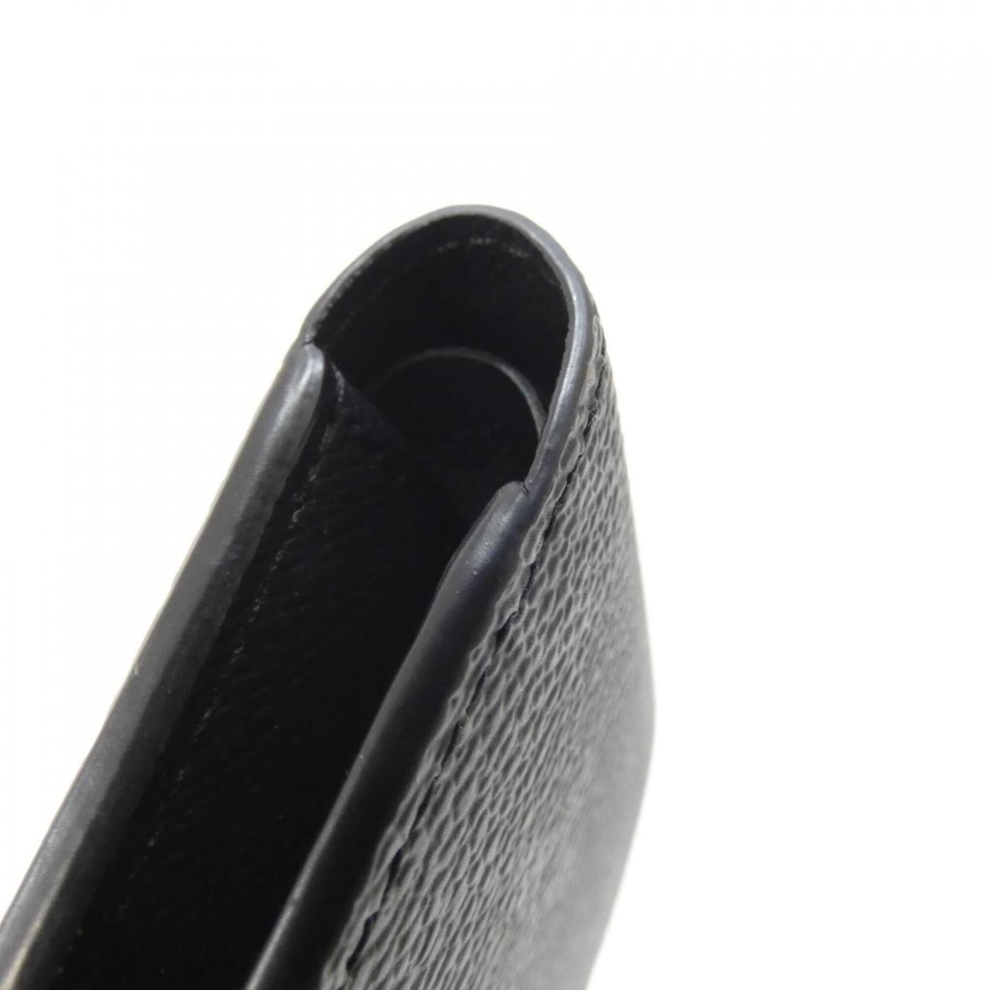 Louis Vuitton Black Coated Canvas Bill Wallet (Bi-Fold) (Pre-Owned)