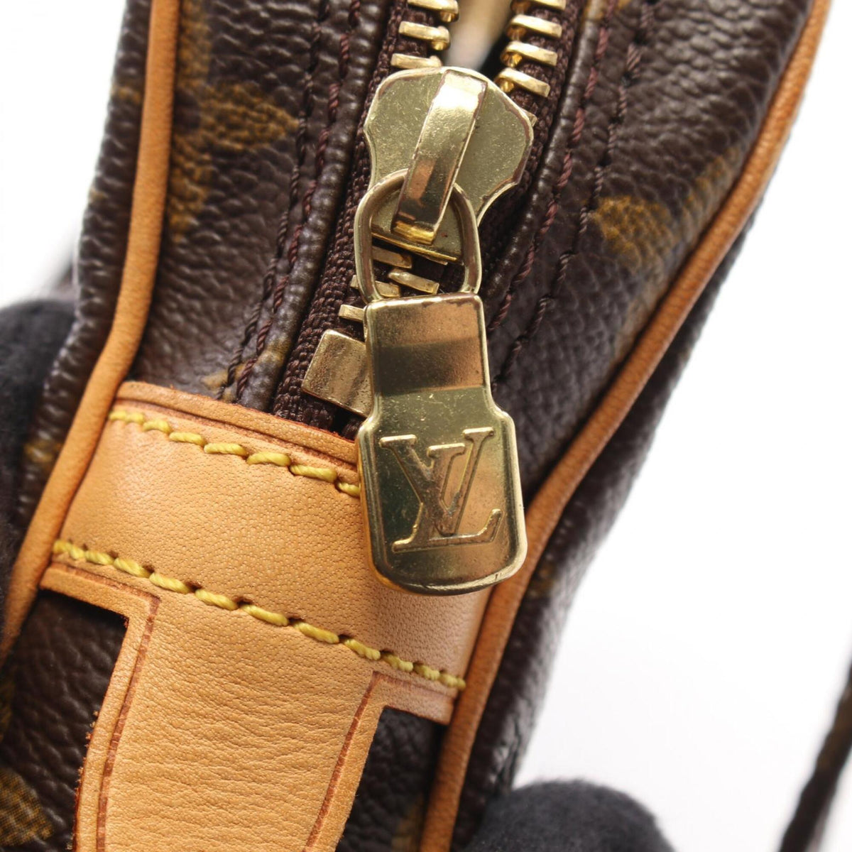 Louis Vuitton Brown Monogram Coated Canvas Handbag Shoulder Bag (Pre-Owned)