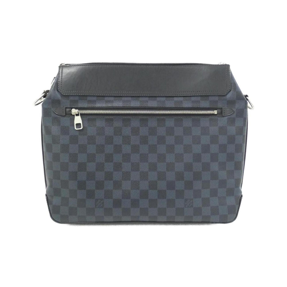 Louis Vuitton Black Cobalt Coated Canvas Shoulder Bag (Pre-Owned)