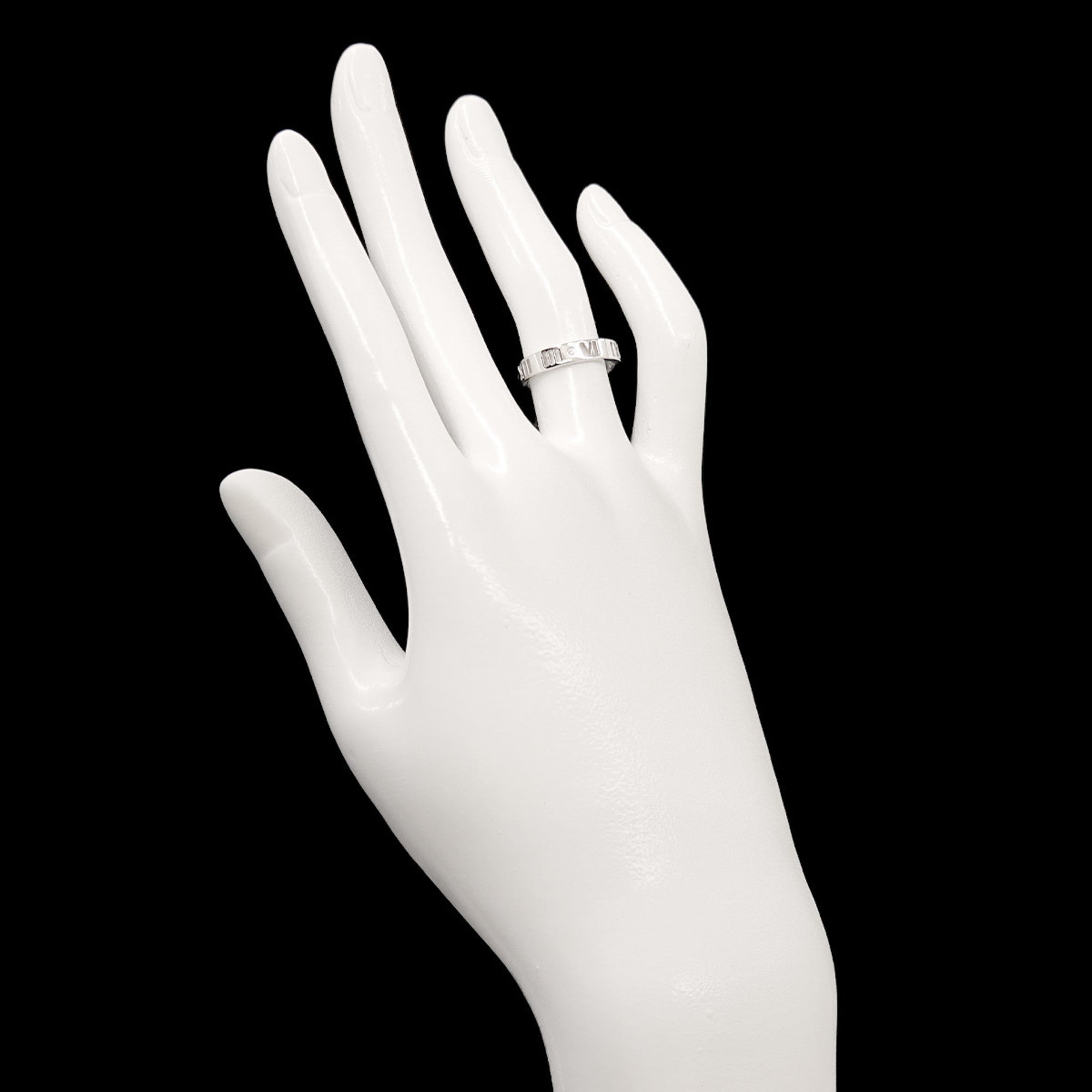 Tiffany White Gold (18K) Band Ring (Pre-Owned)