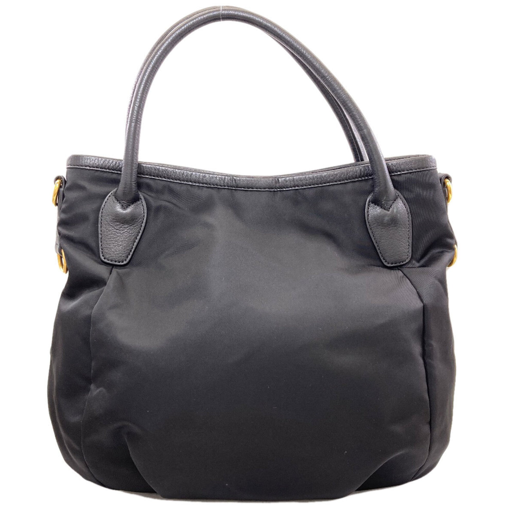 Prada Black Nylon Tote Bag (Pre-Owned)