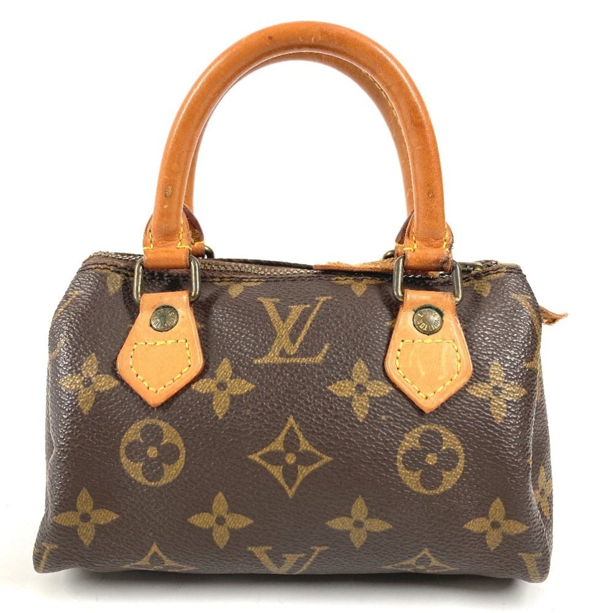 Louis Vuitton Brown Monogram Canvas Monogram Handbag Pouch (Pre-Owned)