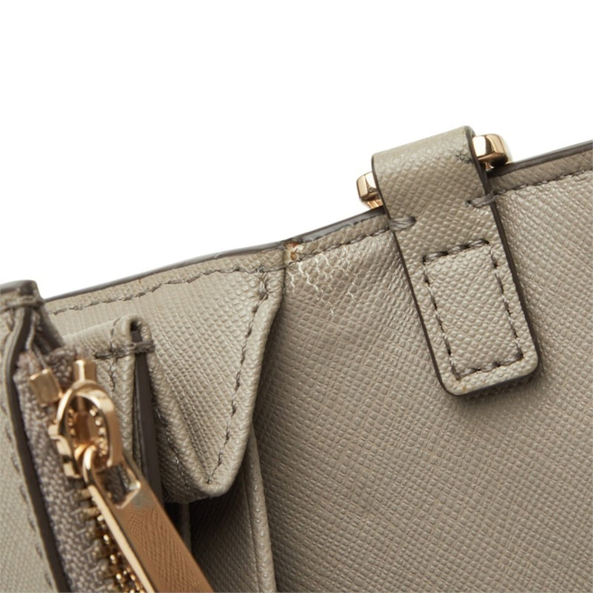 Tory Burch Beige Leather Shoulder Bag (Pre-Owned)