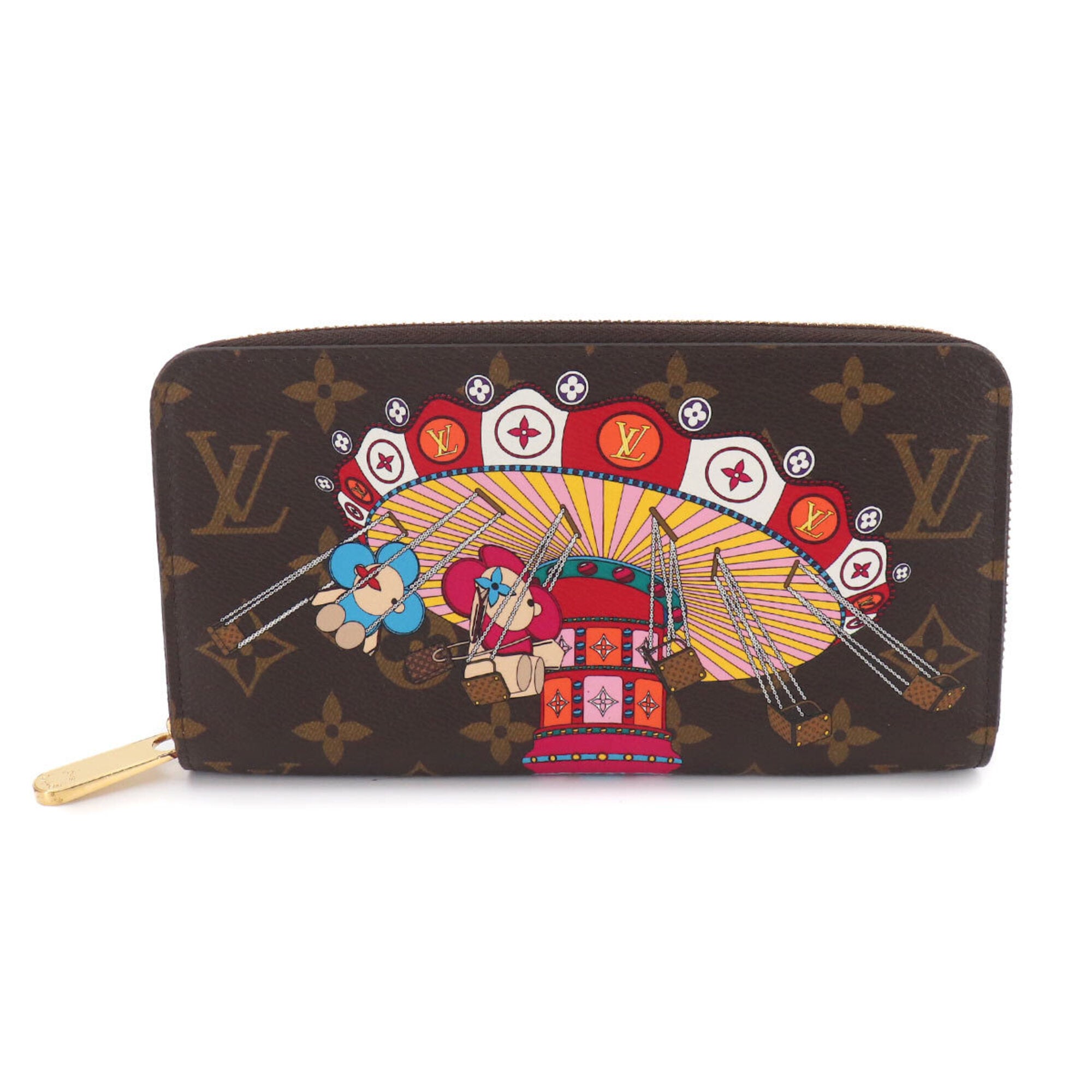 Louis Vuitton Monogram Multi-Color Monogram Canvas Long Wallet (Bi-Fold) (Pre-Owned)