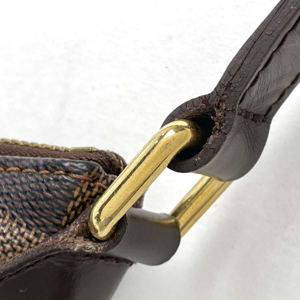 Louis Vuitton Brown Damier Canvas Shoulder Bag (Pre-Owned)