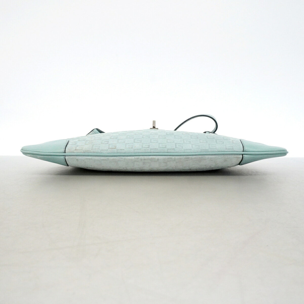 Gucci Light Green Suede Shoulder Bag (Pre-Owned)