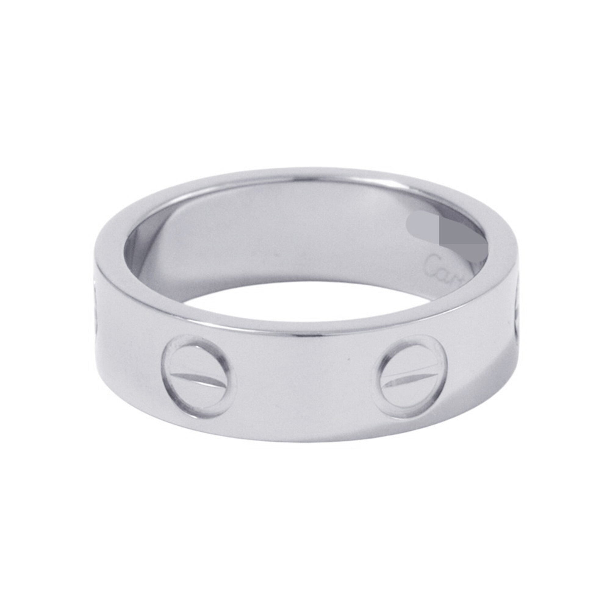 Cartier Love White Gold (18K) Band Ring (Pre-Owned)