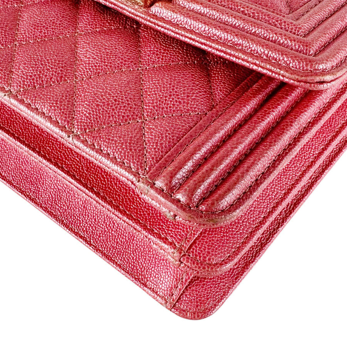 Chanel Pink Leather Shoulder Bag (Pre-Owned)