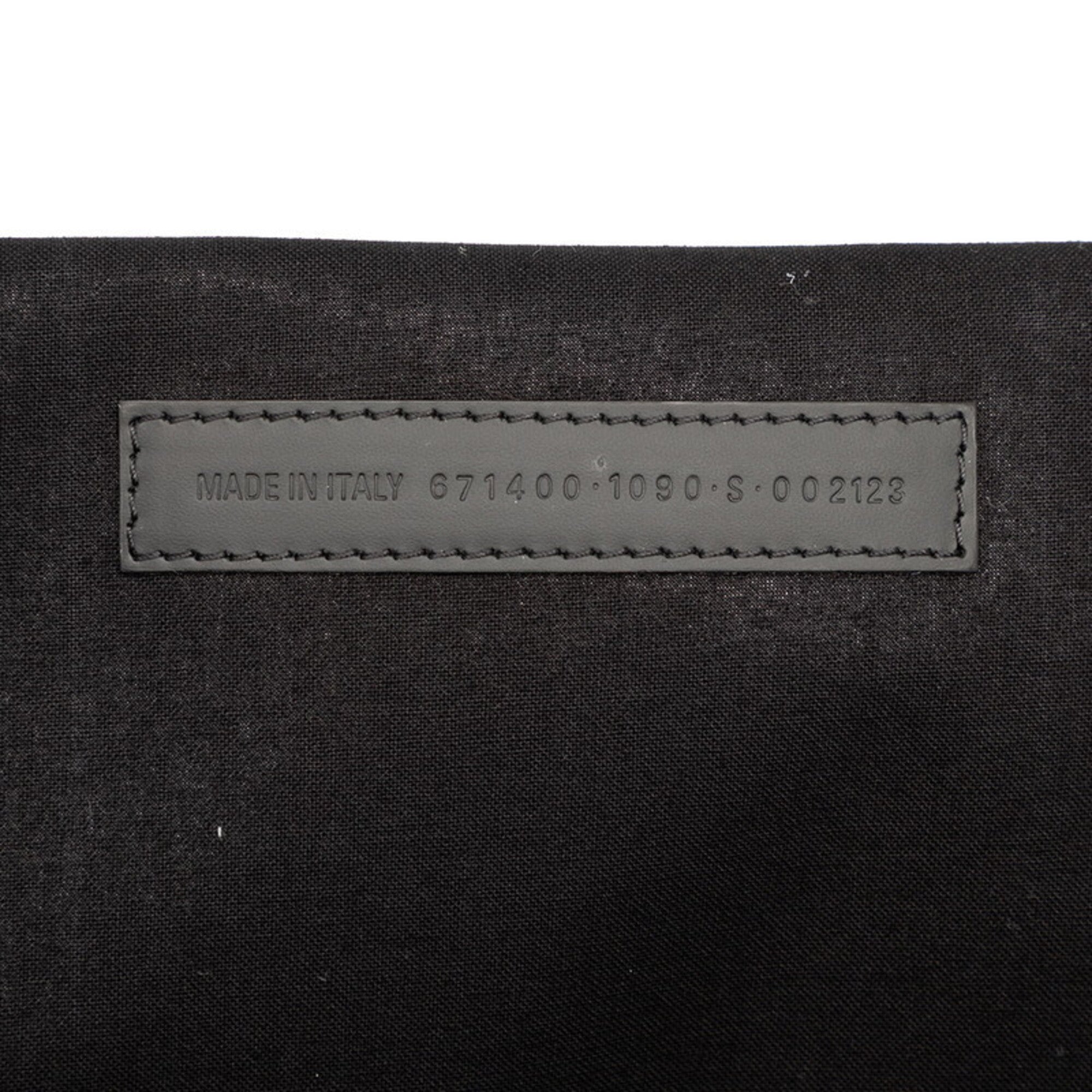 Balenciaga Dark Brown Canvas Leather Shoulder Bag Tote Bag (Pre-Owned)