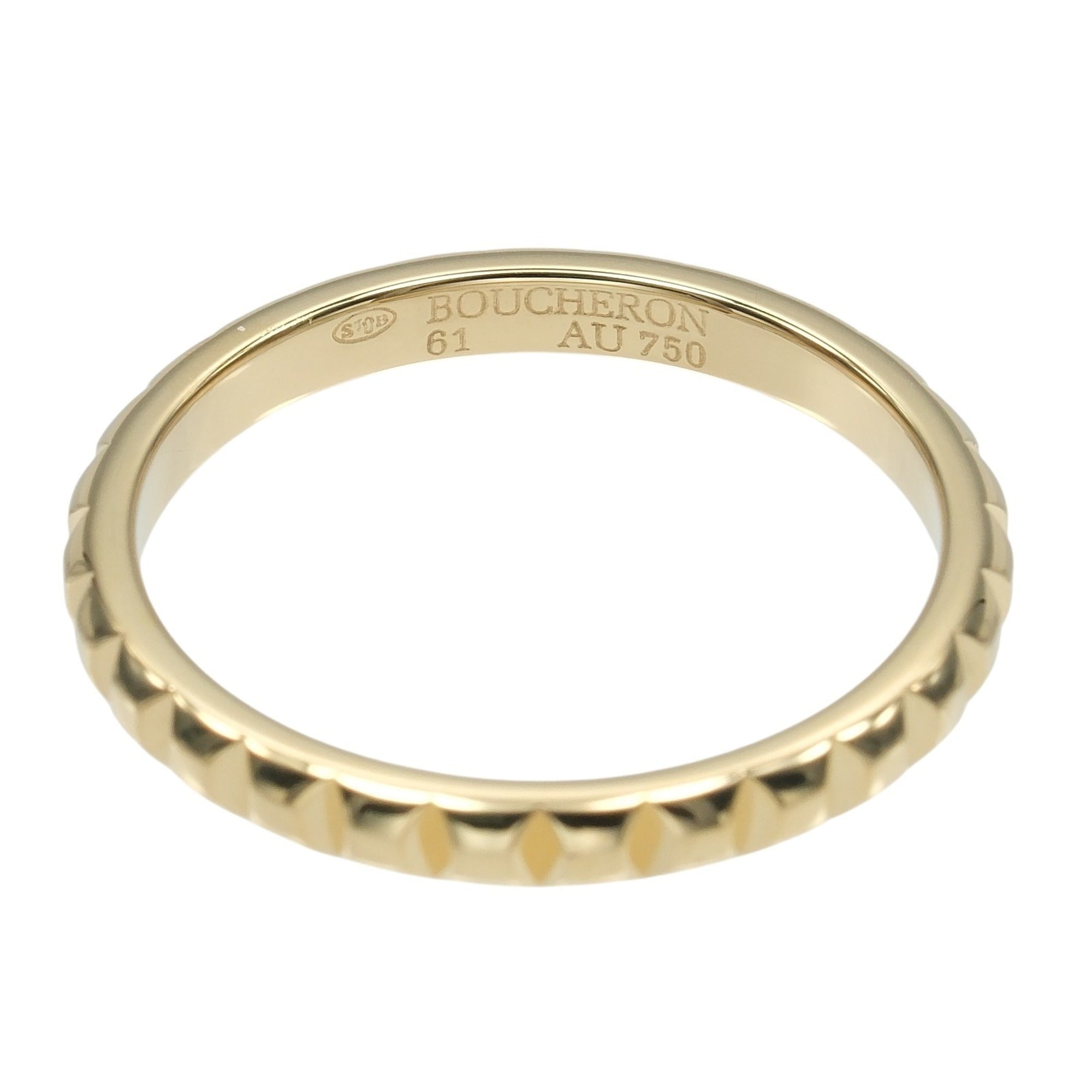 Boucheron Yellow Gold Yellow Gold (18K) Band Ring (Pre-Owned)