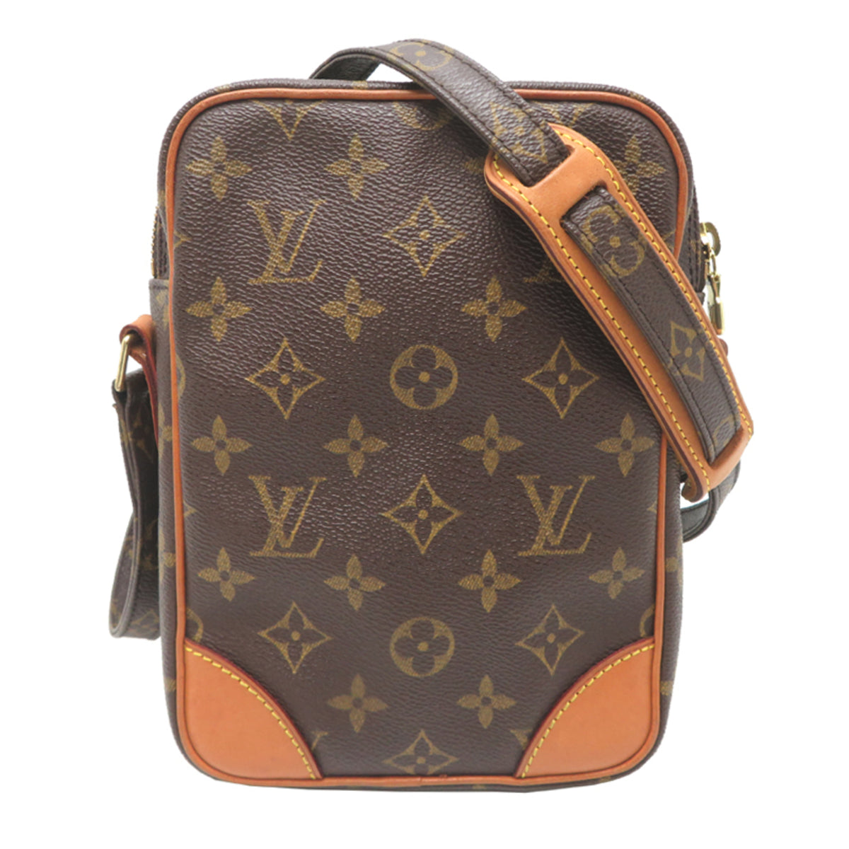 Louis Vuitton Brown Monogram Shoulder Bag (Pre-Owned)