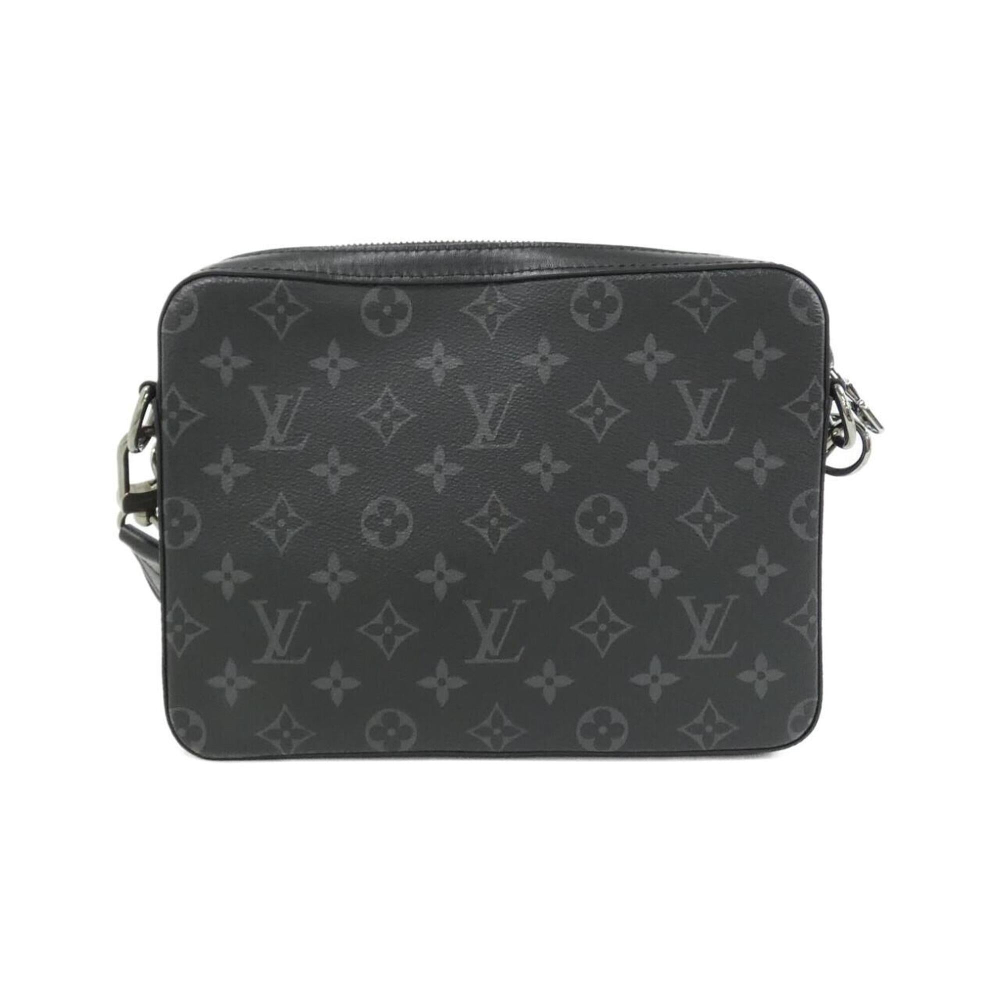 Louis Vuitton Black Coated Canvas Shoulder Bag (Pre-Owned)