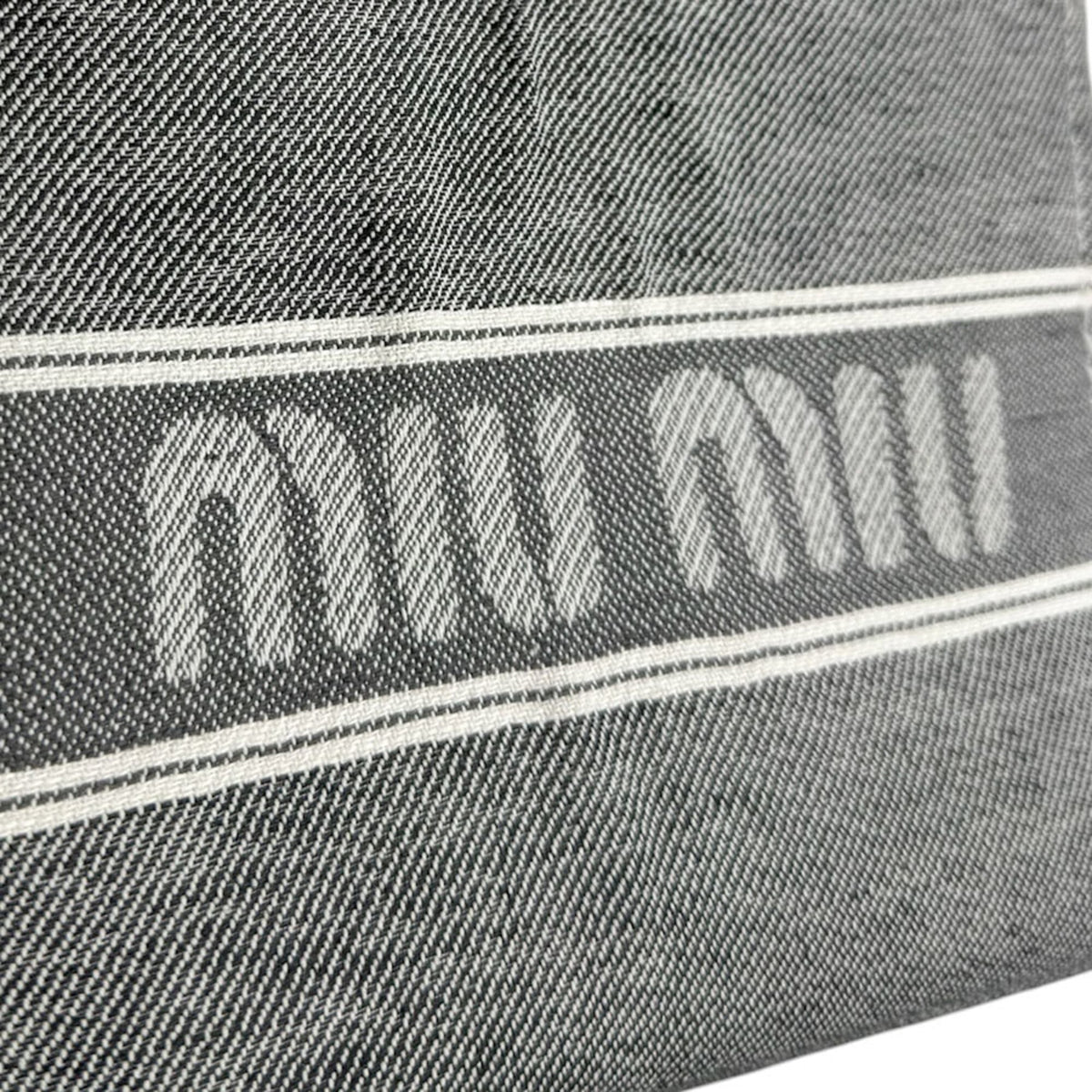 Miu Miu Black Canvas Handbag Shoulder Bag (Pre-Owned)
