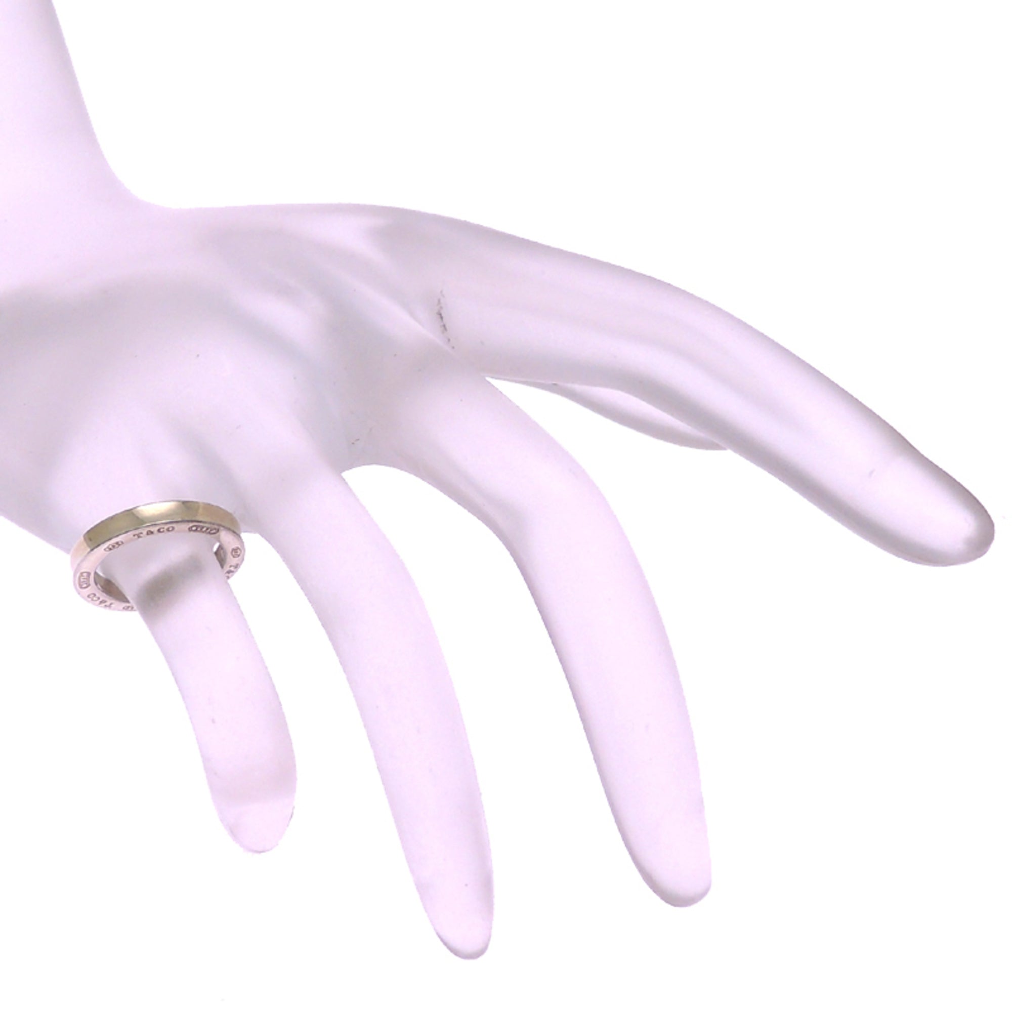 Tiffany Silver 925 Band Ring (Pre-Owned)