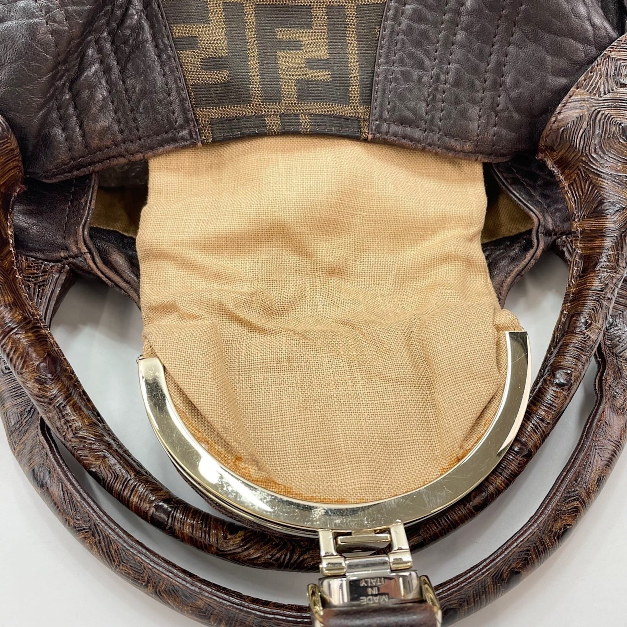 Fendi Brown Zucca Tote Bag (Pre-Owned)