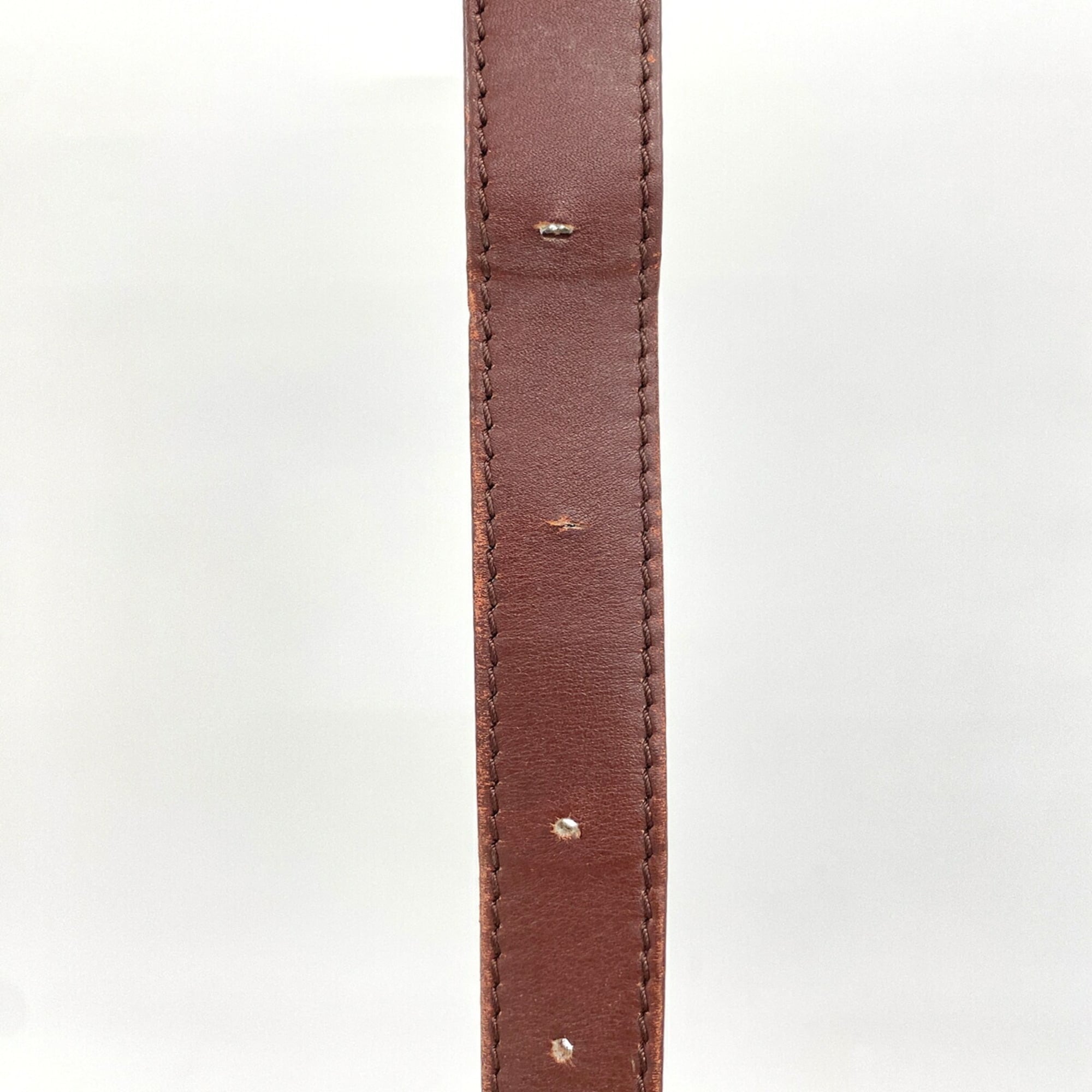 Cartier Bordeaux Suede Shoulder Bag (Pre-Owned)