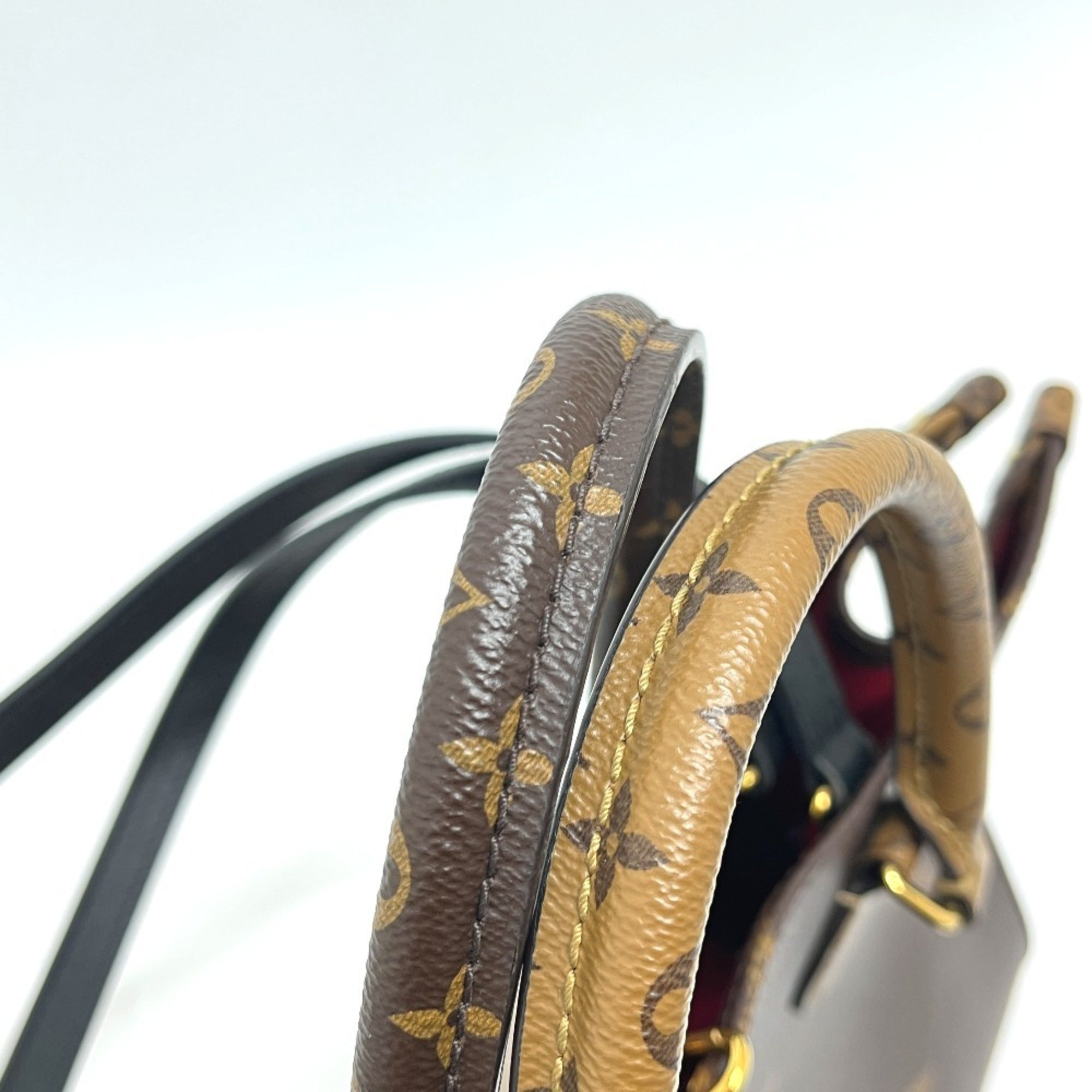 Louis Vuitton Brown Monogram Reverse Tote Bag (Pre-Owned)
