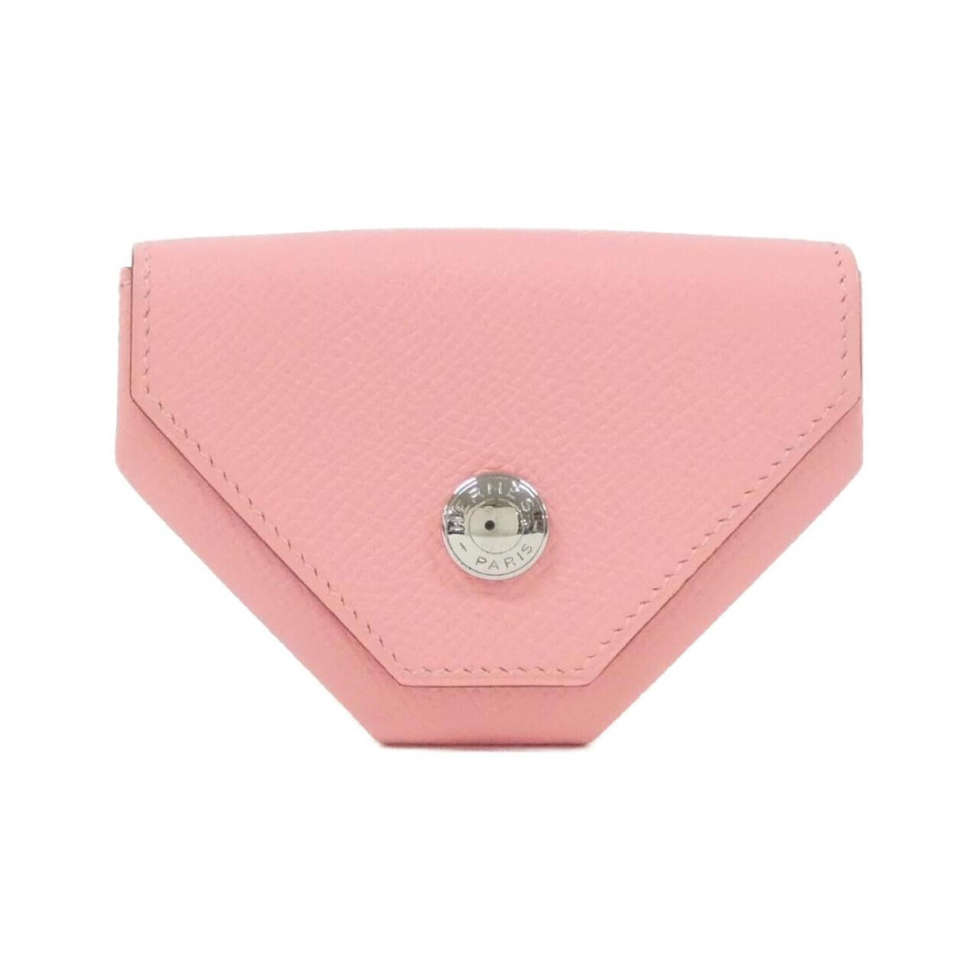 Hermes Pink Rose Confetti Epsom Leather Coin Purse/Coin Case (Pre-Owned)