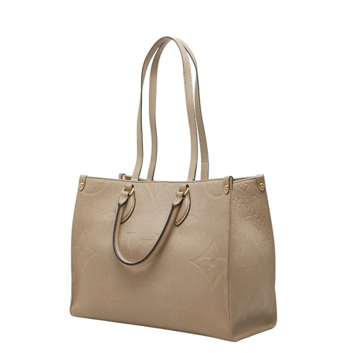 Louis Vuitton Beige Tourterelle Leather Handbag Shoulder Bag (Pre-Owned)