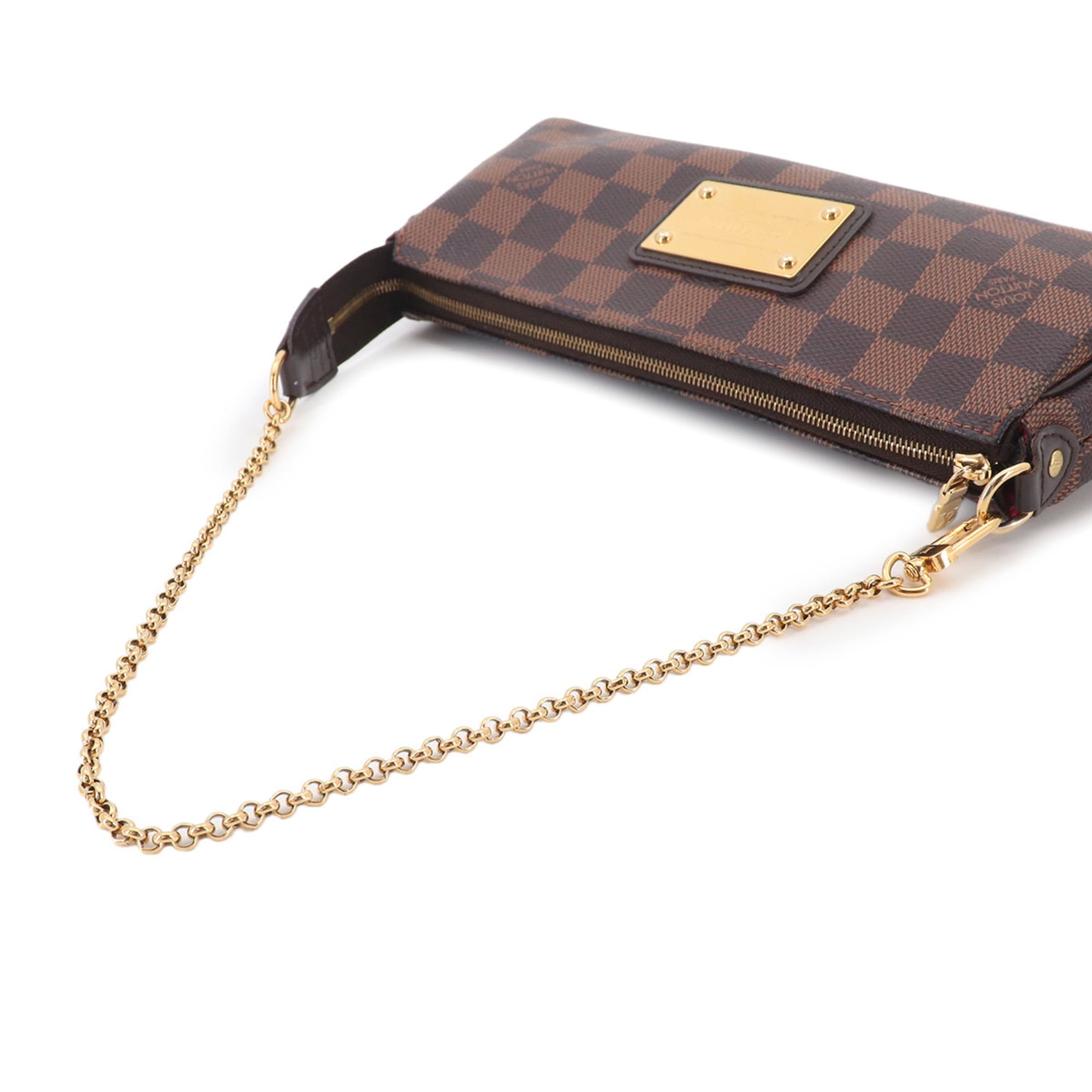 Louis Vuitton Ebene Damier Canvas Handbag Shoulder Bag (Pre-Owned)