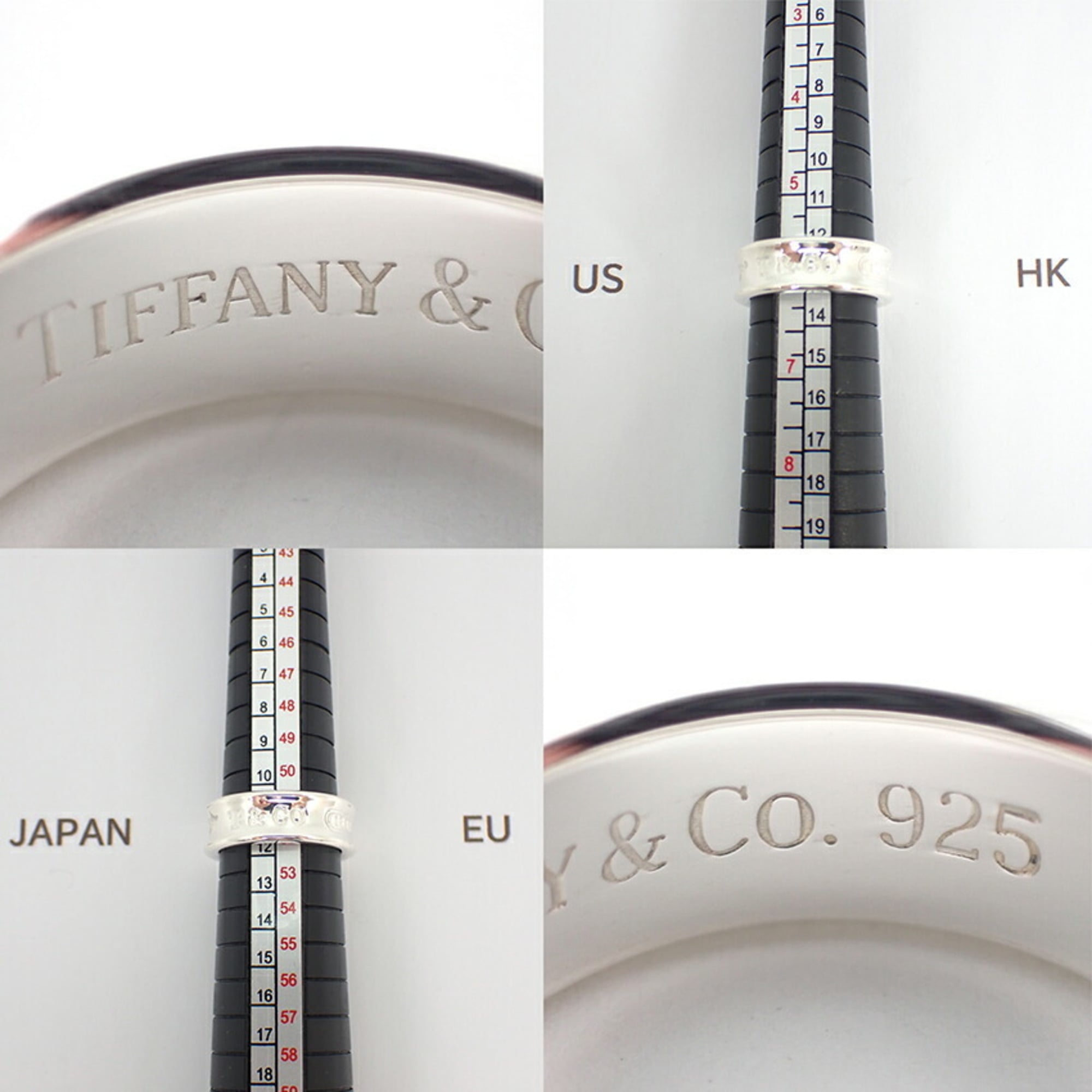 Tiffany Silver Sterling Silver 925 Band Ring (Pre-Owned)